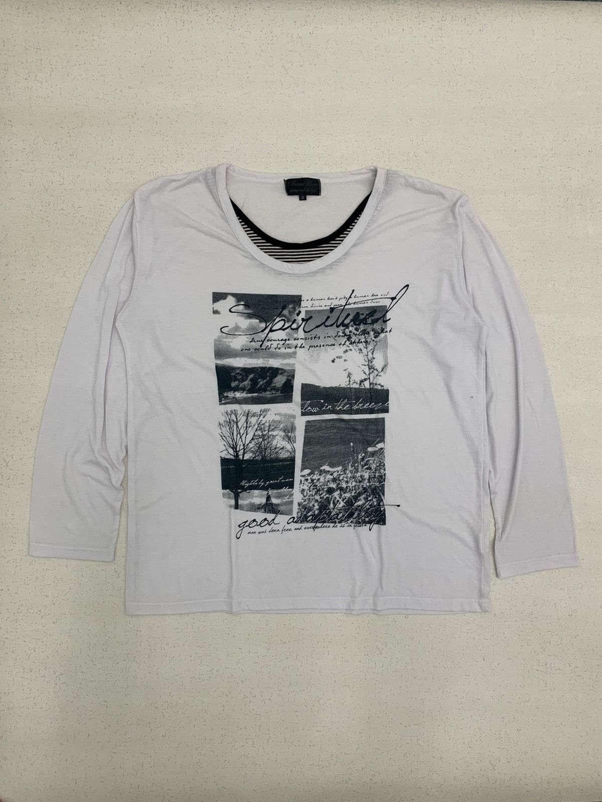If Six Was Nine 2000s Beaumere Spiritual Poem DoubleLayer ifsixwasnine style Size US XL / EU 56 / 4 - 2 Thumbnail