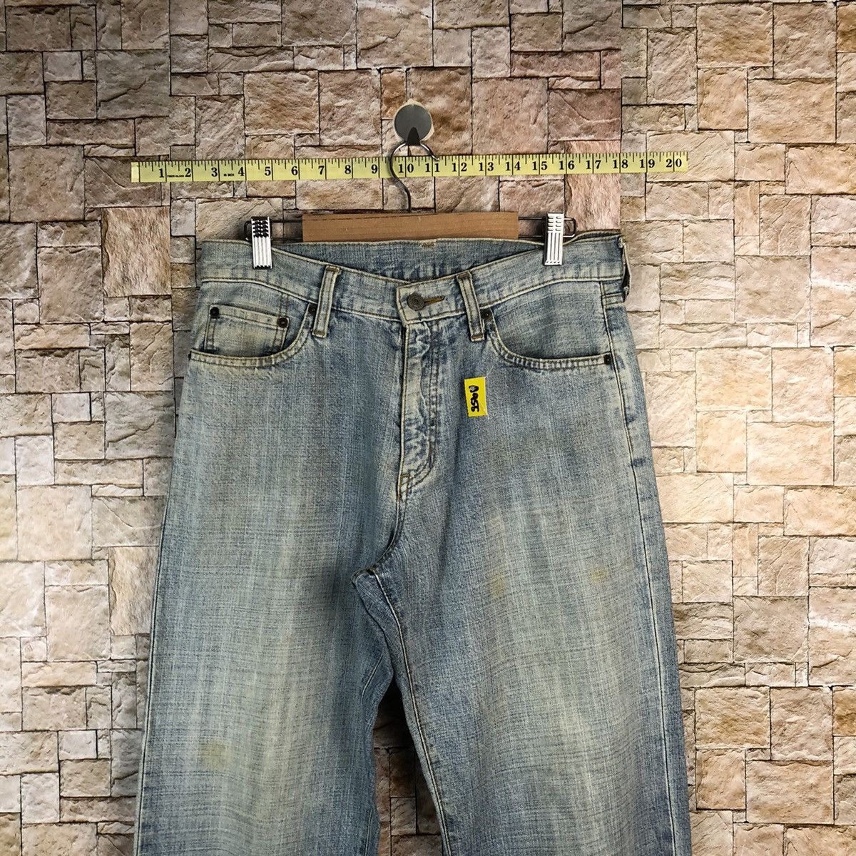Japanese Brand Uniqlo japan vintage faded Blue Denim Pants #A955 Size US 30 / EU 46 - 4 Thumbnail