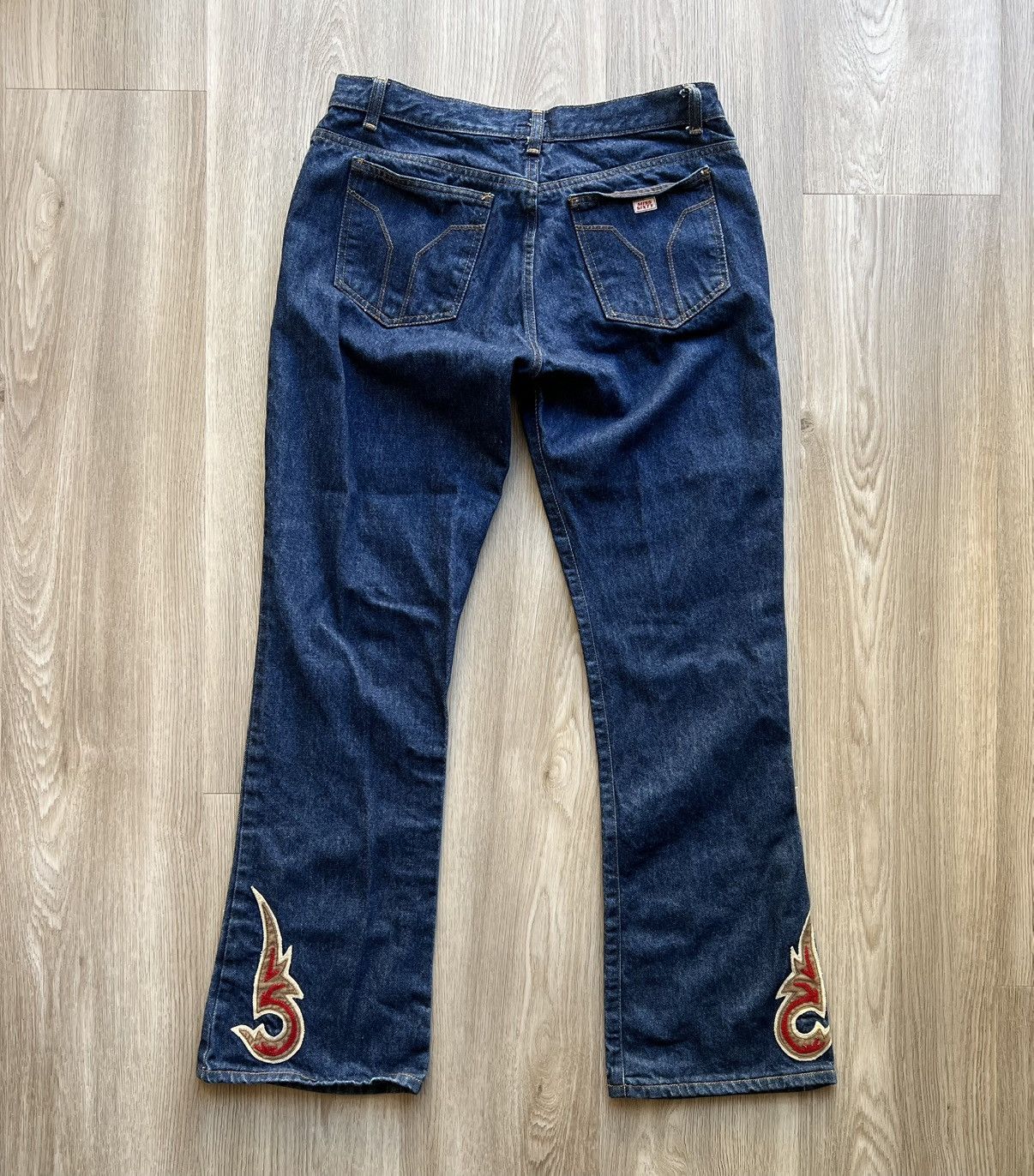 Miss Sixty × Vintage Vintage Miss Sixty Embroidered Logo Blue Jeans Y2K Size 32" / US 10 / IT 46 - 10 Thumbnail