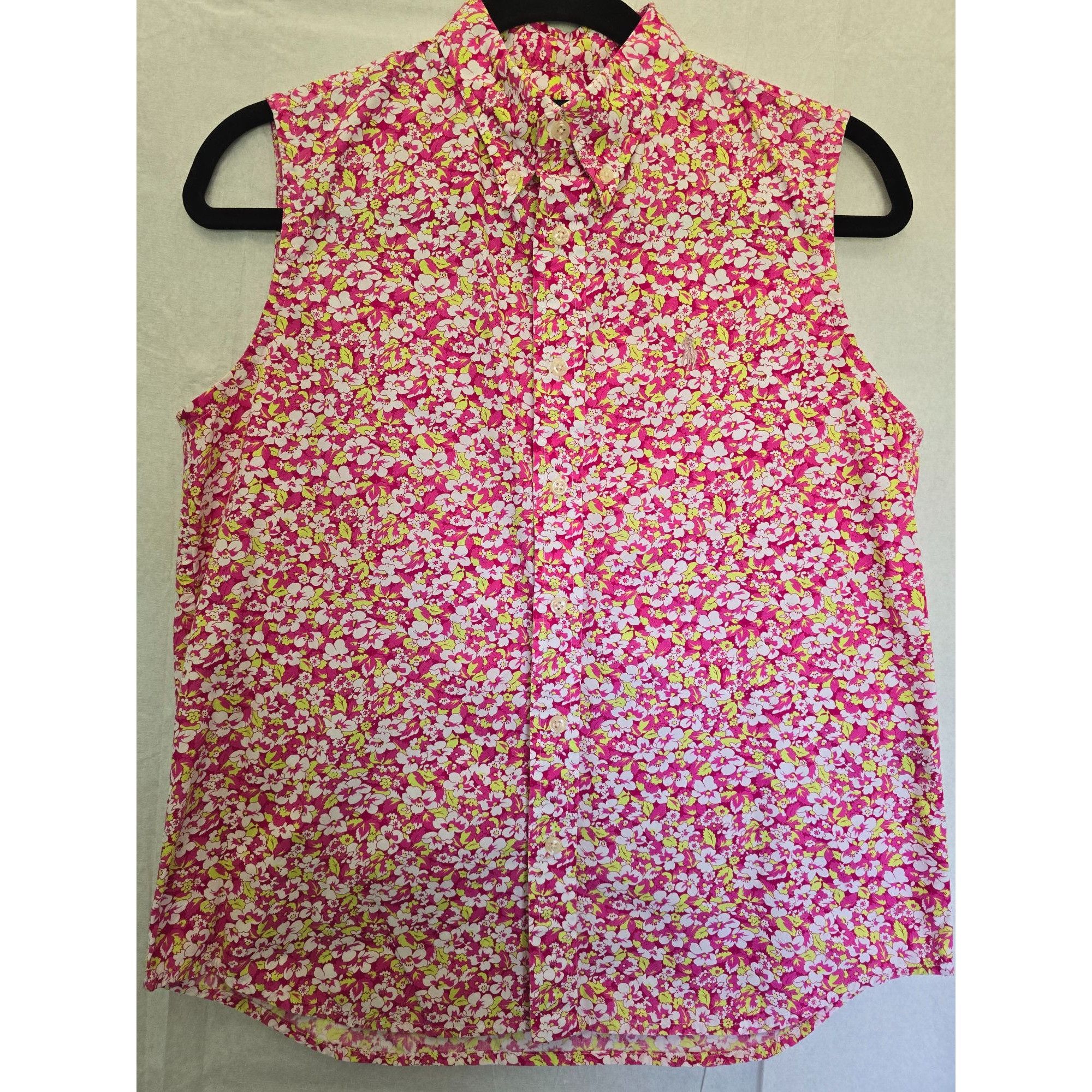 Ralph Lauren Ralph Lauren Polo Golf Women's Floral Sleeveless Button-Down Size M / US 6-8 / IT 42-44 - 1 Thumbnail