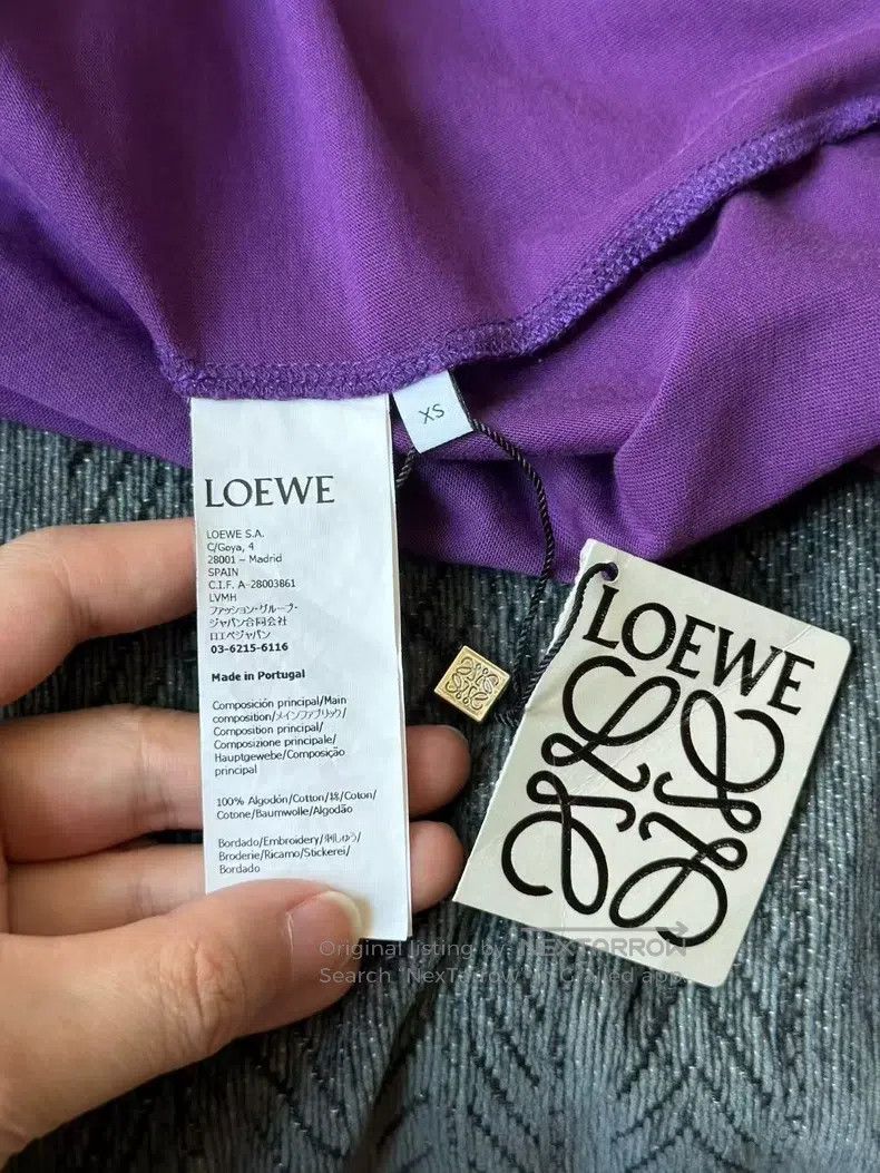 Loewe Loewe Purple Short Sleeve Size XS / US 0-2 / IT 36-38 - 4 Thumbnail