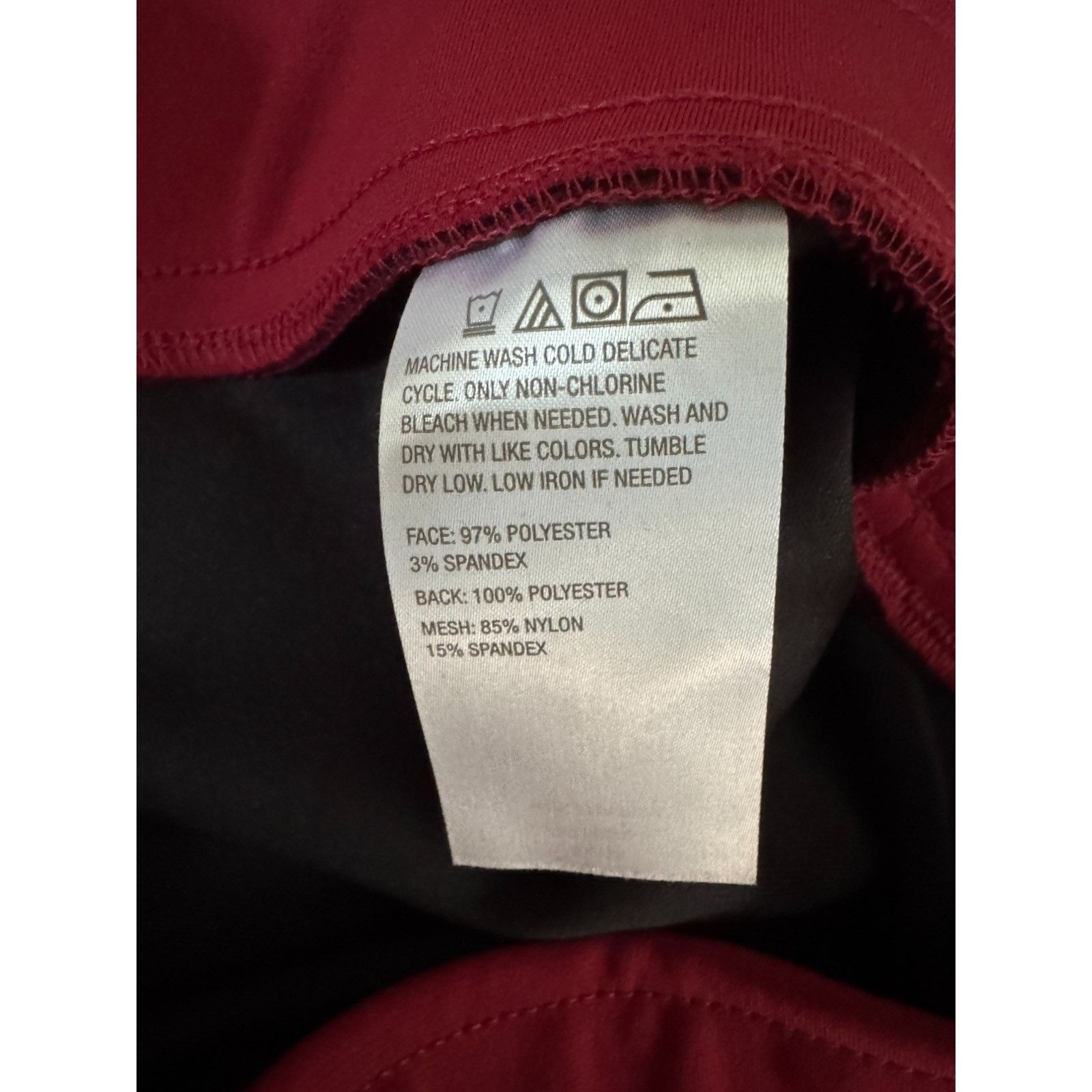 Other IMAN Global Chic 2XP Wine Red Pull-On Stretch Pants \ Size 36" / US 14 / IT 50 - 10 Thumbnail