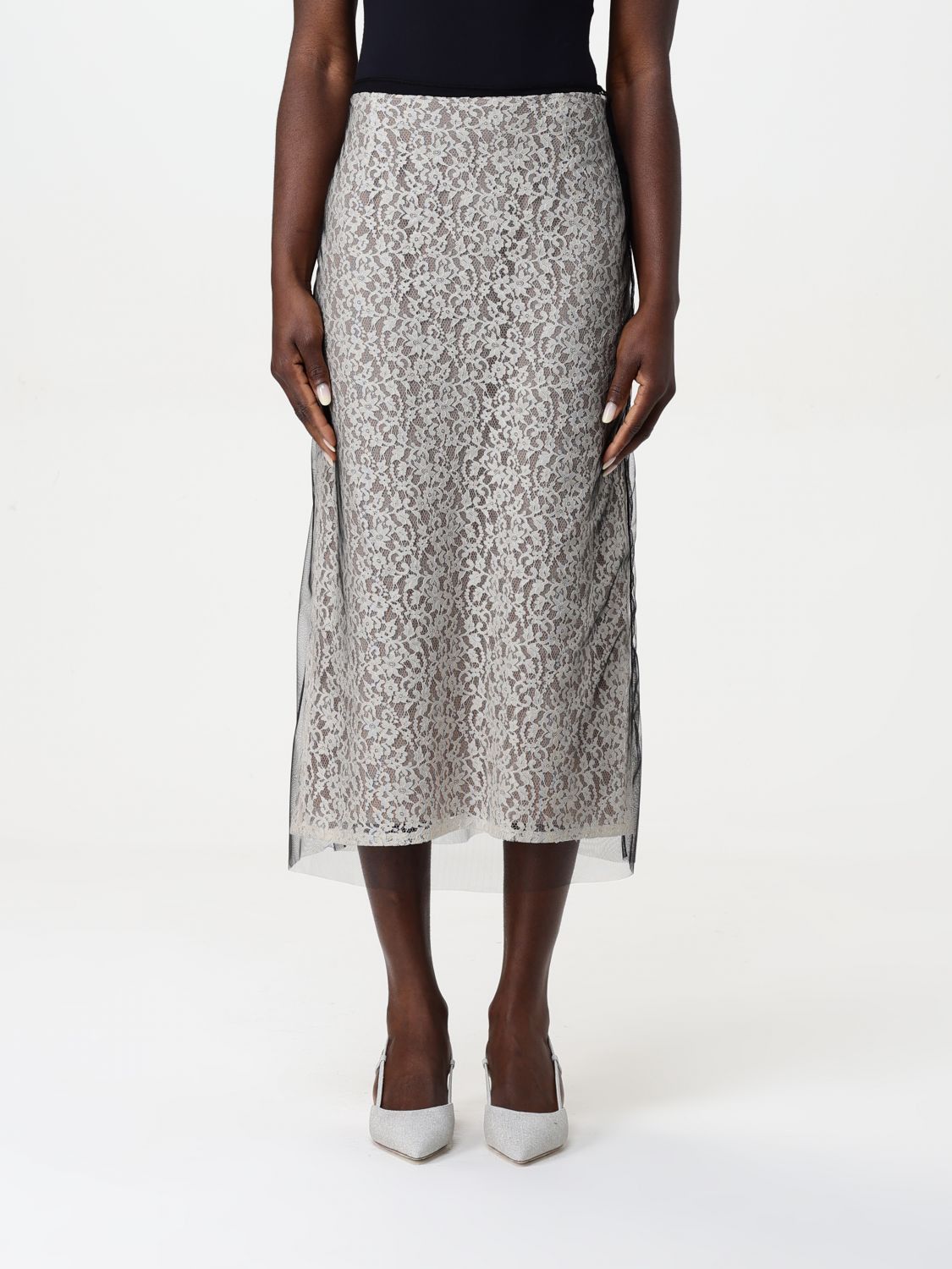 Fendi Fendi Skirt Woman White Size 28" / US 6 / IT 42 - 1 Thumbnail