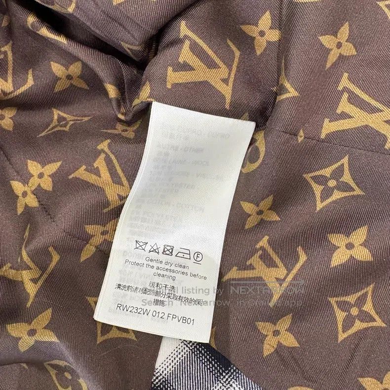Louis Vuitton Louis Vuitton SS23 checked Logo printed single-breasted bl Size XS / US 0-2 / IT 36-38 - 8 Thumbnail