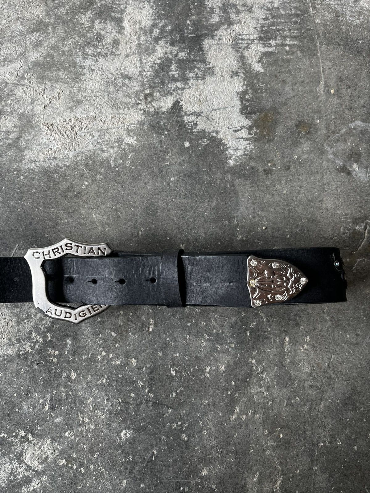 Christian Audigier CHRISTIAN AUDIGIER LEATHER BELT Size ONE SIZE - 4 Thumbnail