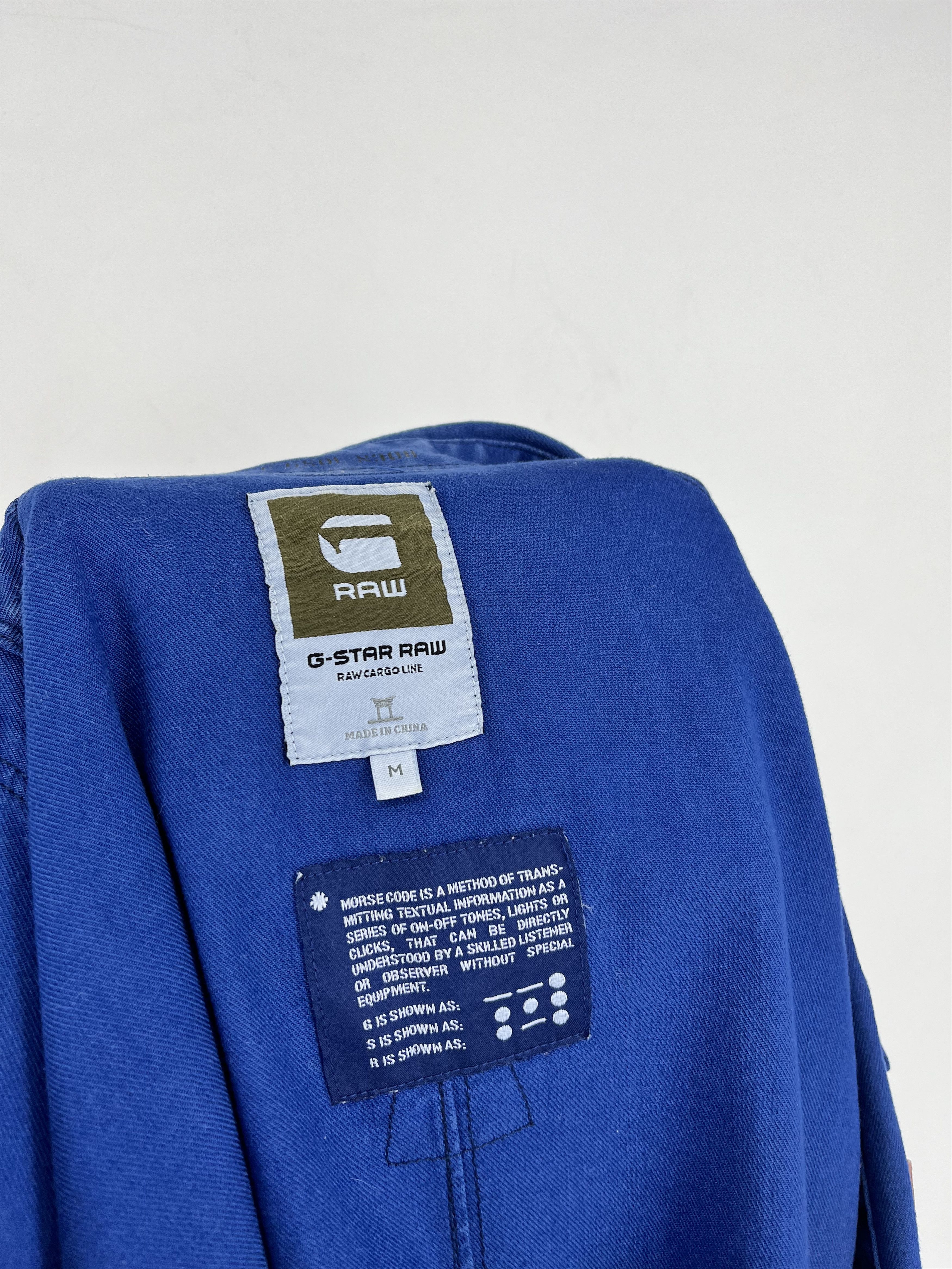 G-Star Vintage Y2K G Star Raw Men’s Navy Shirt With Big Logo Size US M / EU 48-50 / 2 - 10 Thumbnail