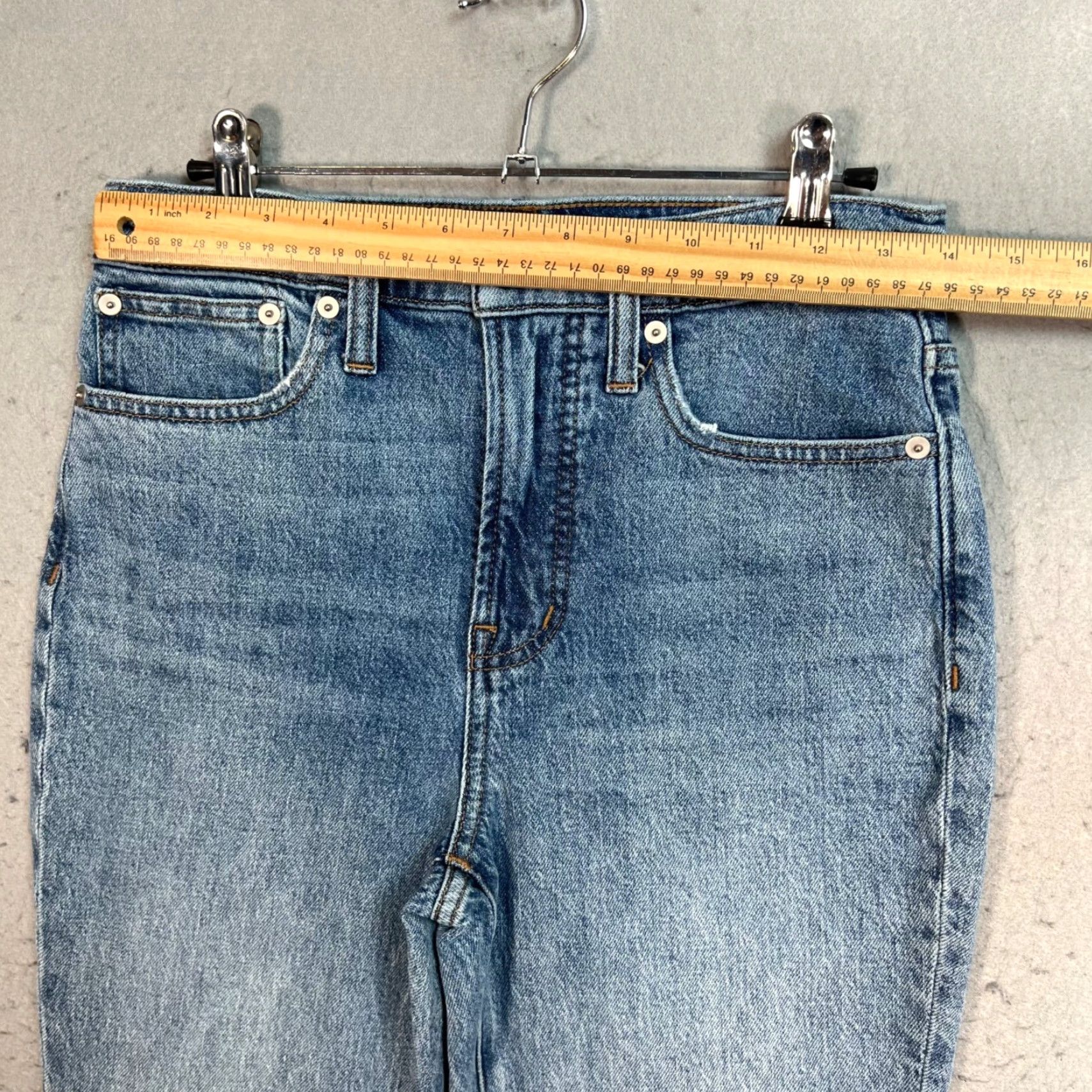 Madewell Madewell Jeans Vintage The Perfect Fit Blue Denim Tapered 26 Adult Womens Size 26" / US 2 / IT 38 - 5 Thumbnail