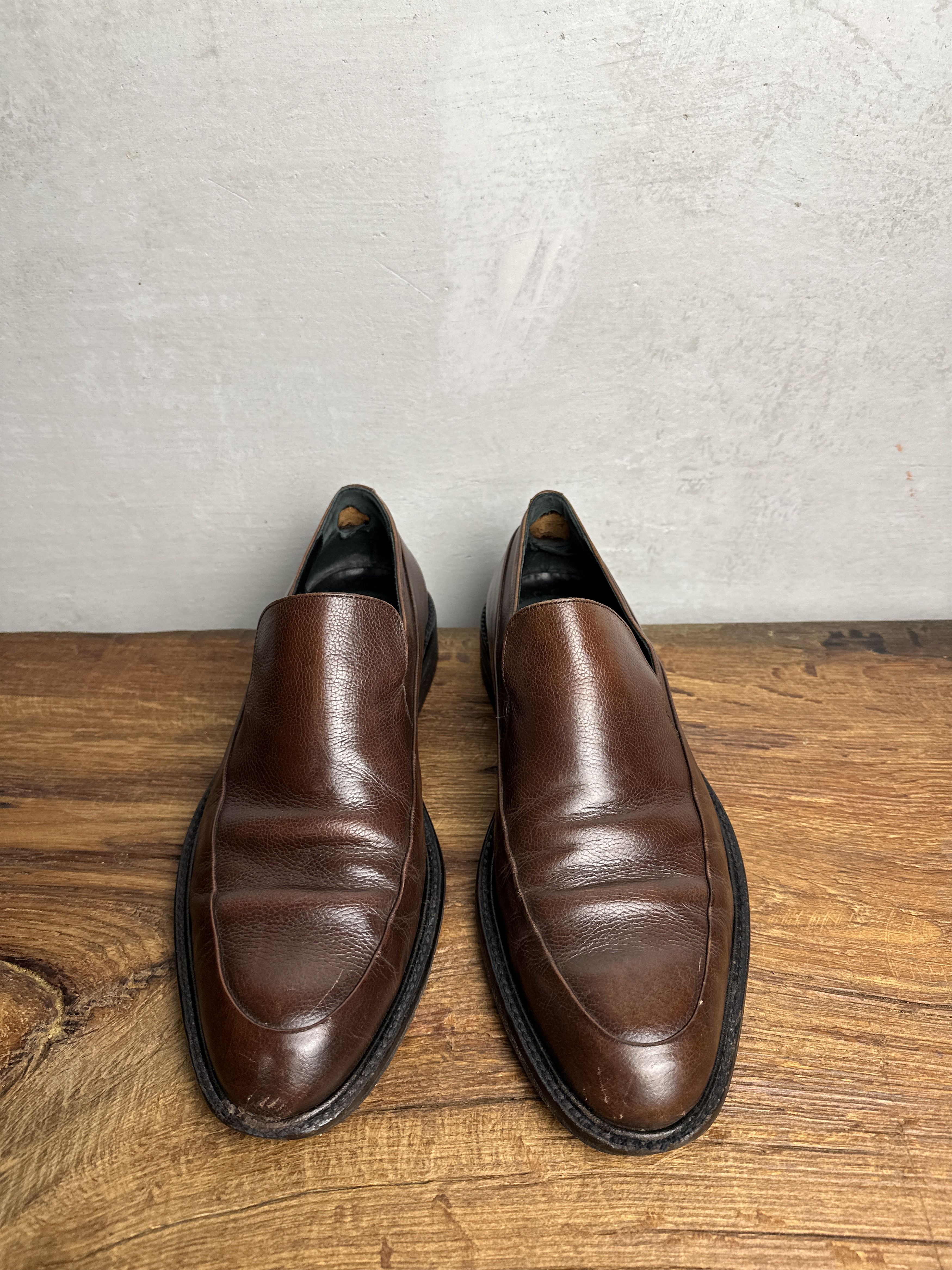 Gucci Gucci Casual Leather Brown Shoes Size US 11 / EU 44 - 14 Thumbnail