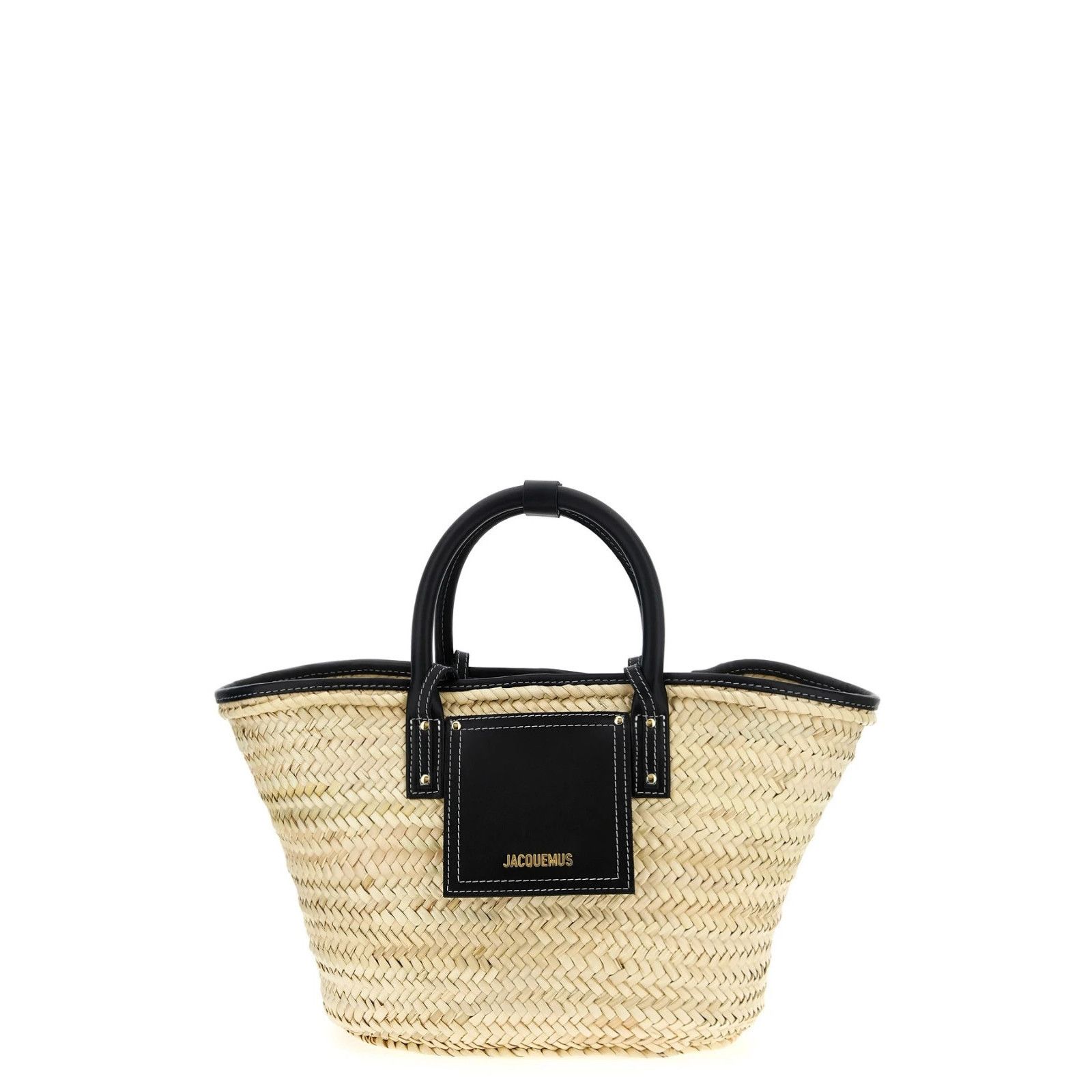 Jacquemus JACQUEMUS Le Panier Soli Black Top Handle Bag New & Authenti Size ONE SIZE - 1 Thumbnail