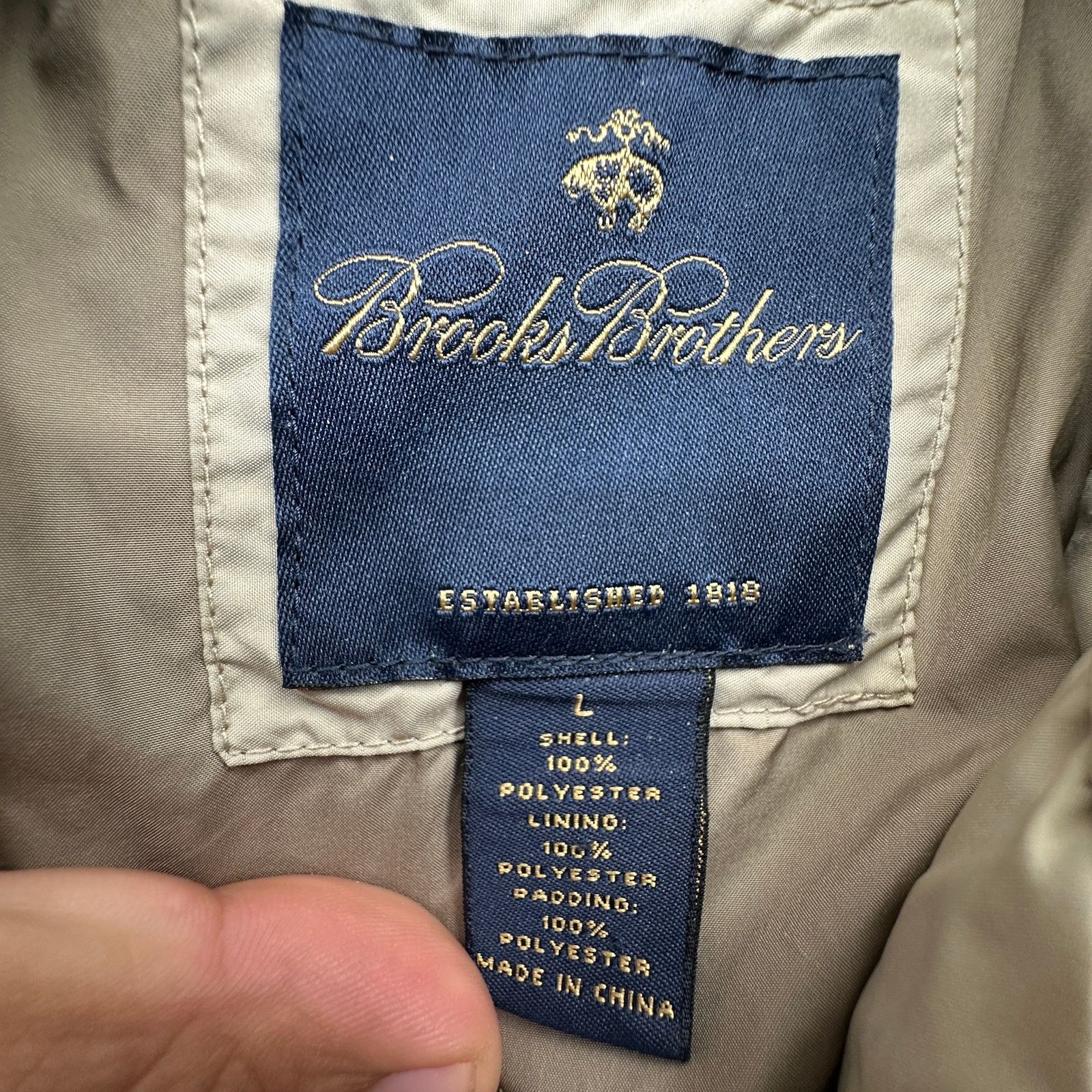 Brooks Brothers Brooks Brothers Diamond Quilted Walking Coat Mens XL Large Size US L / EU 52-54 / 3 - 3 Thumbnail