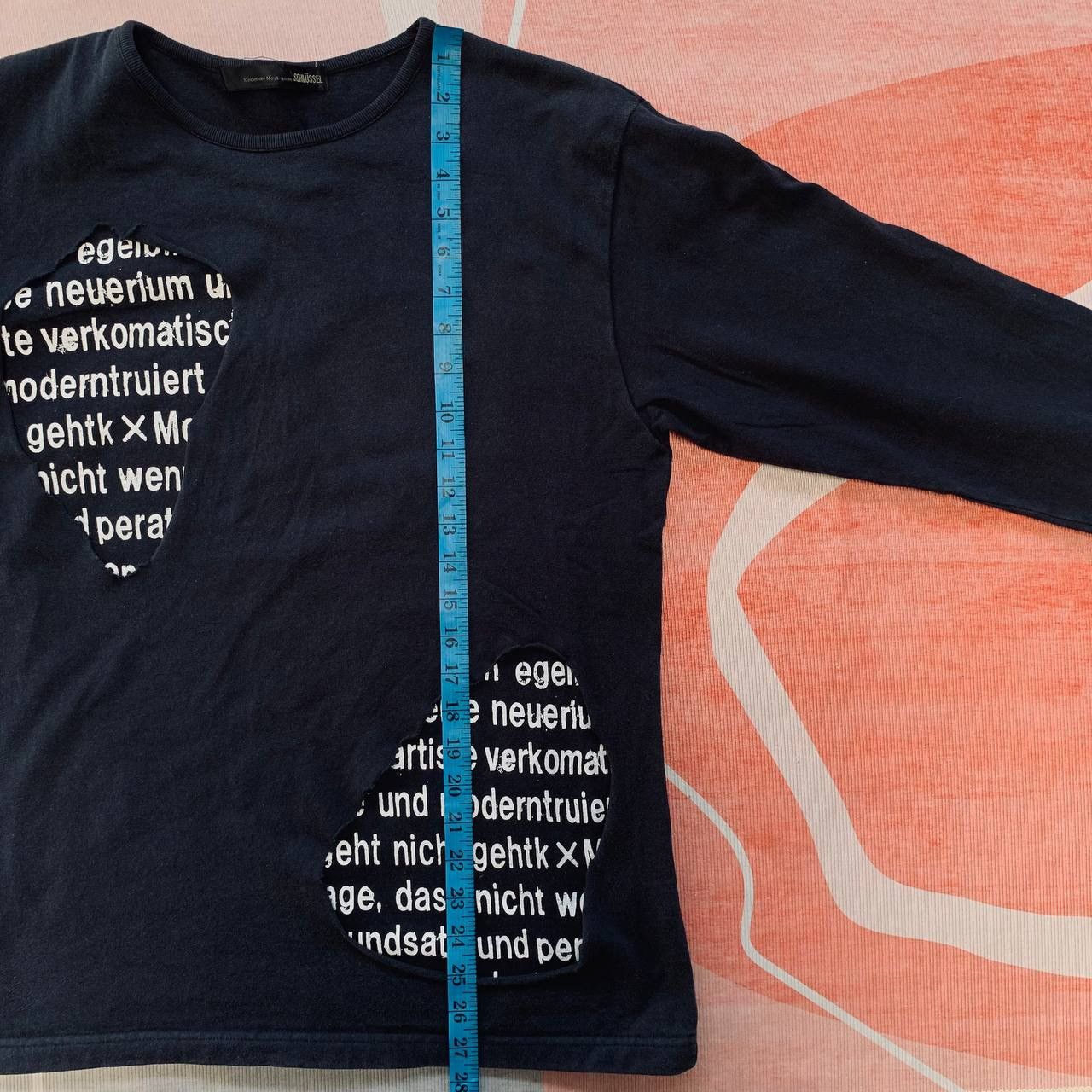 Schlussel Made In Japan SCHLUSSEL Seditionary Ripped Long Sleeve Tee Size US M / EU 48-50 / 2 - 10 Thumbnail