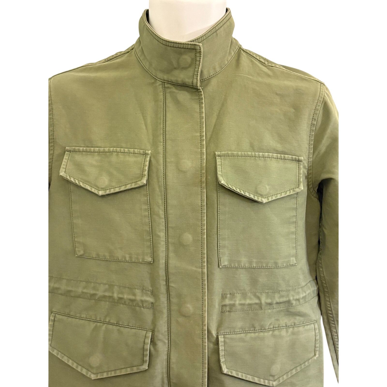 Everlane Everlane Olive Green Cotton Field Jacket Size Medium Size M / US 6-8 / IT 42-44 - 3 Thumbnail