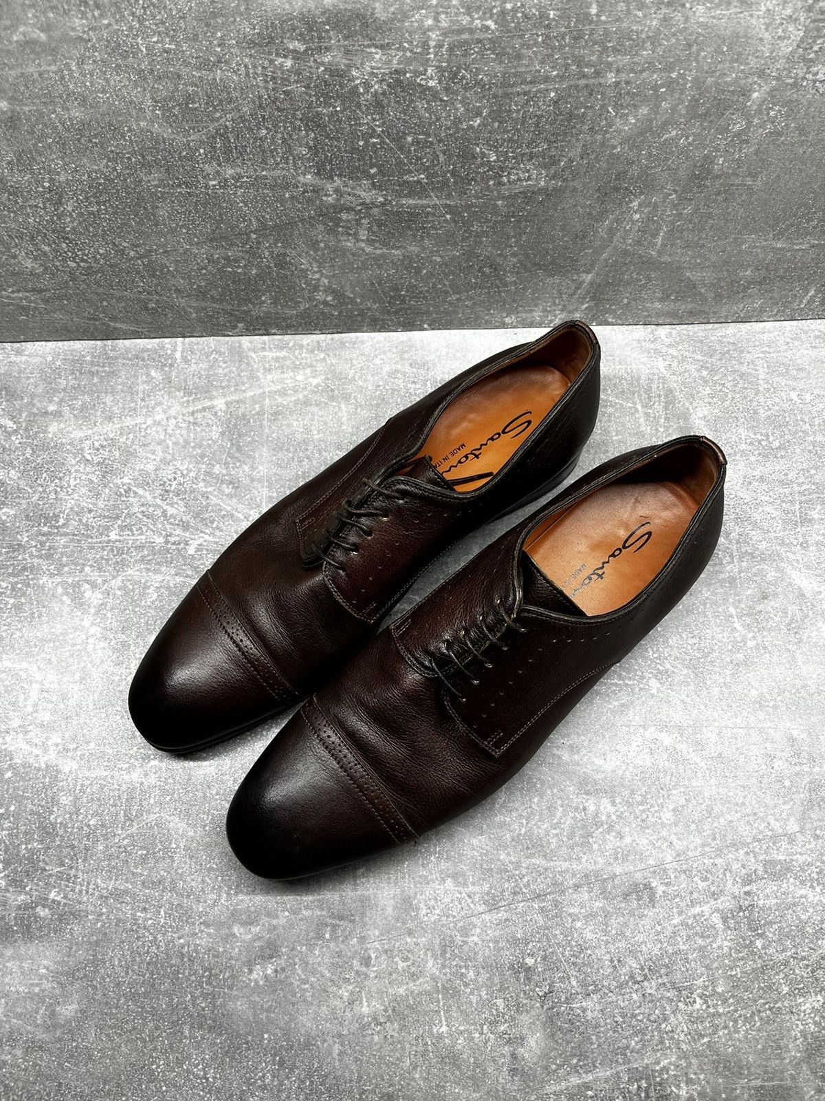 Leather × Santoni Santoni Size US 9 / EU 42 - 2 Thumbnail