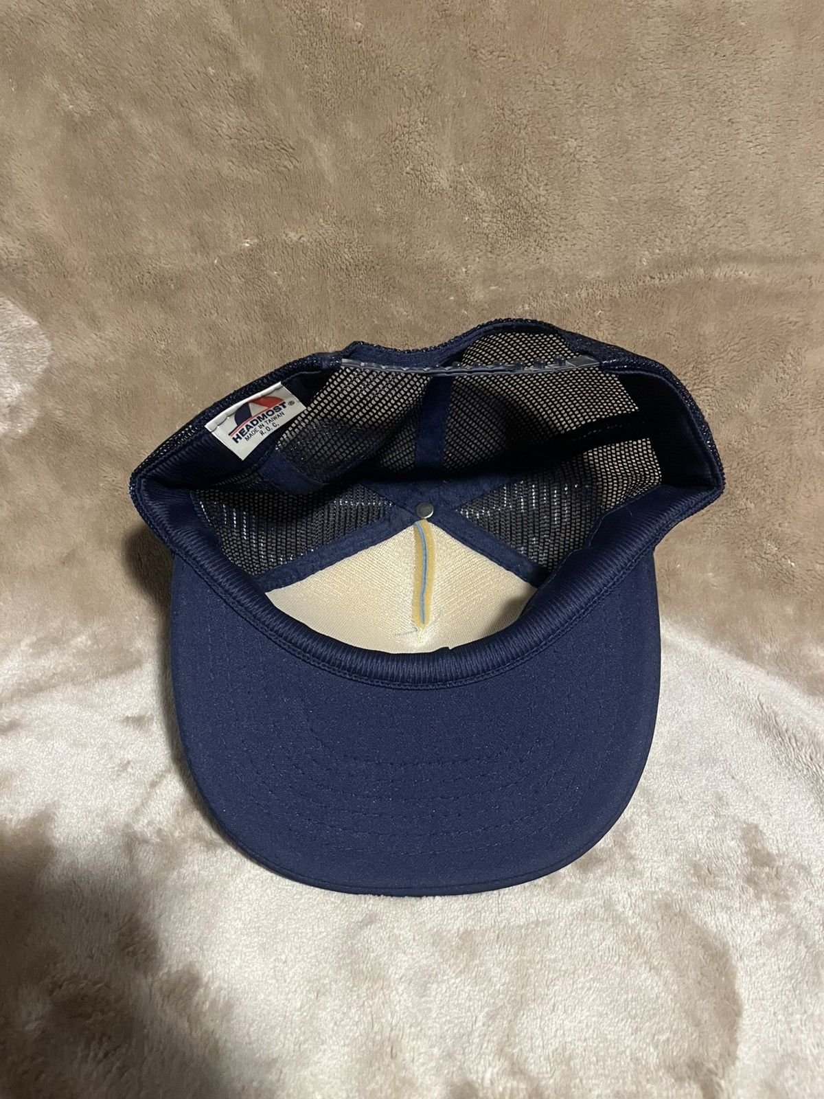 Hanes Vintage 90’s MGA Foam Truxker Mesh SnapBack Hat cap Size ONE SIZE - 6 Thumbnail