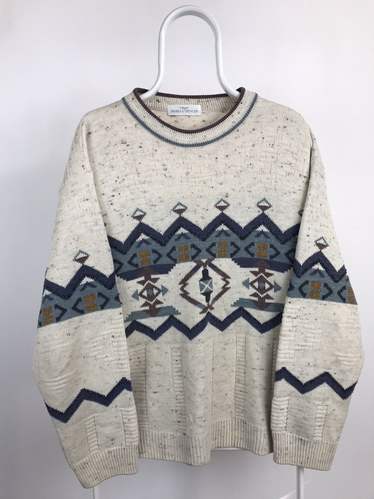 Vintage Vintage Marks & Spencer Multicolour Sweater Size US XL / EU 56 / 4 - 1 Thumbnail