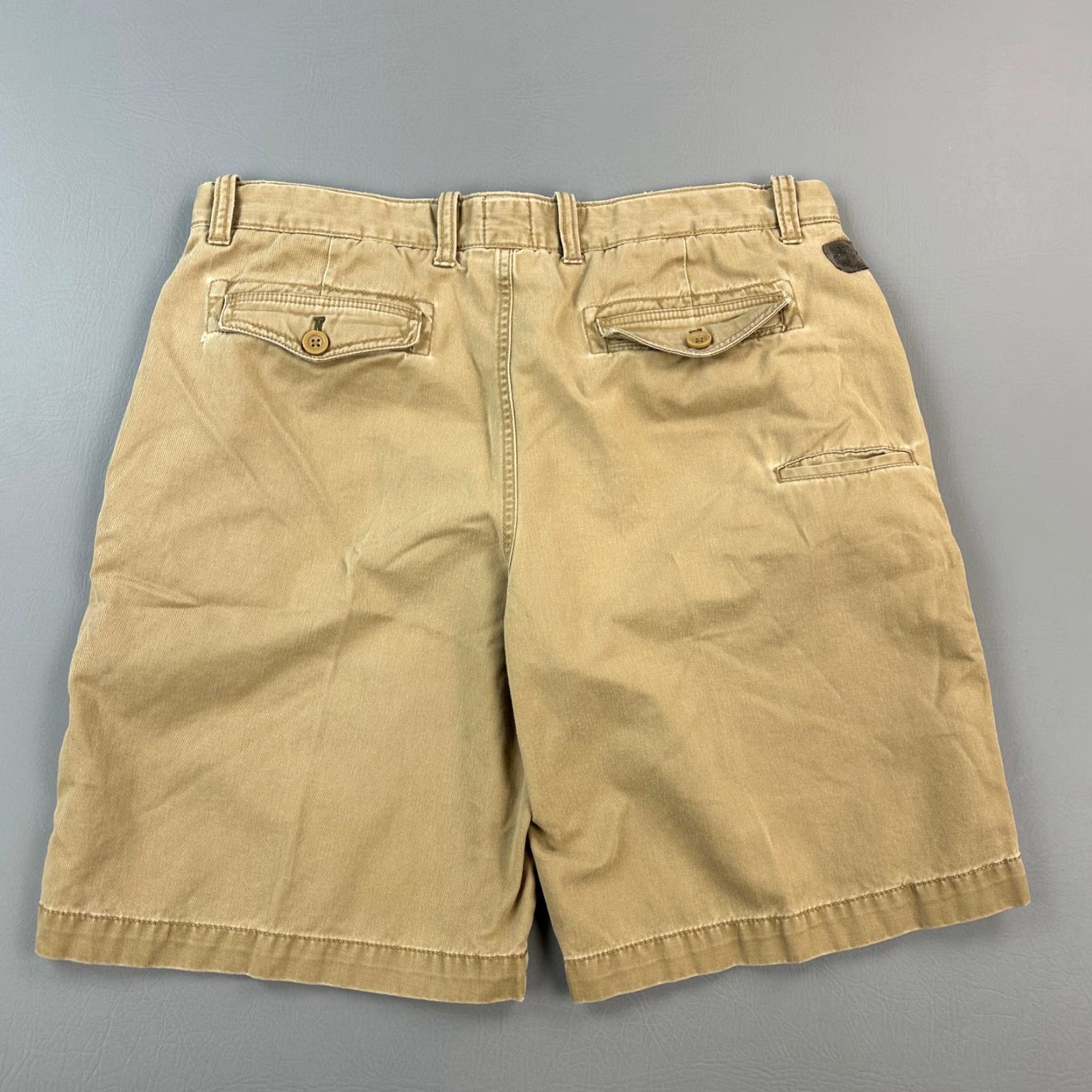 Timberland Timberland Shorts Mens 38 Tan Khaki Cotton Flat Front Chino Casual Outdoor 38 Mens Regular Brown Shirt? Size US 38 / EU 54 - 5 Thumbnail