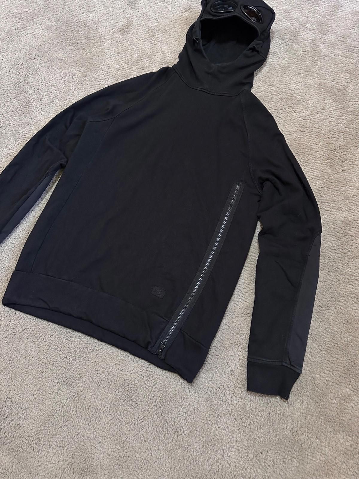 C.P. Company CP Company Zip Goggle Hoodie Jumper Black Sweatshirt Jacket Size US S / EU 44-46 / 1 - 2 Thumbnail