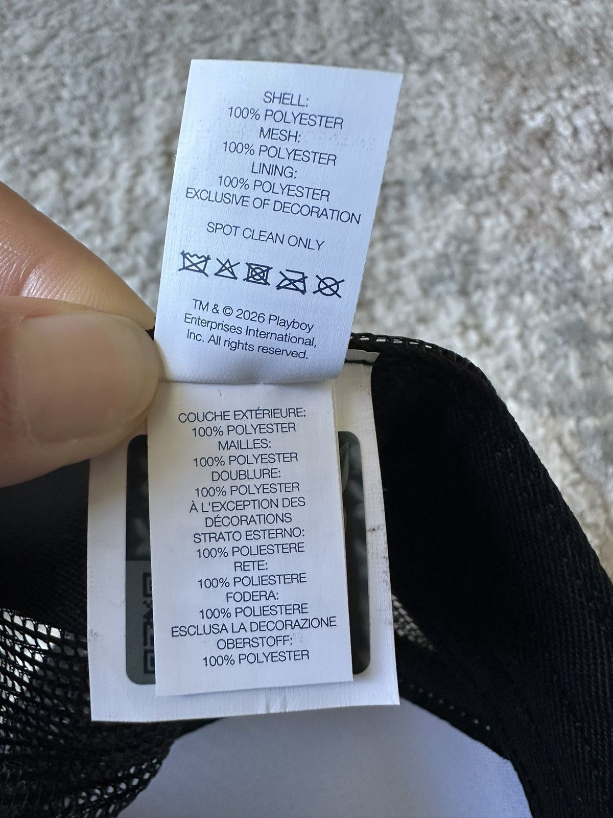 Playboy × Supreme Supreme x Playboy Mesh Back 5-Panel SS26/W3 Size ONE SIZE - 4 Thumbnail
