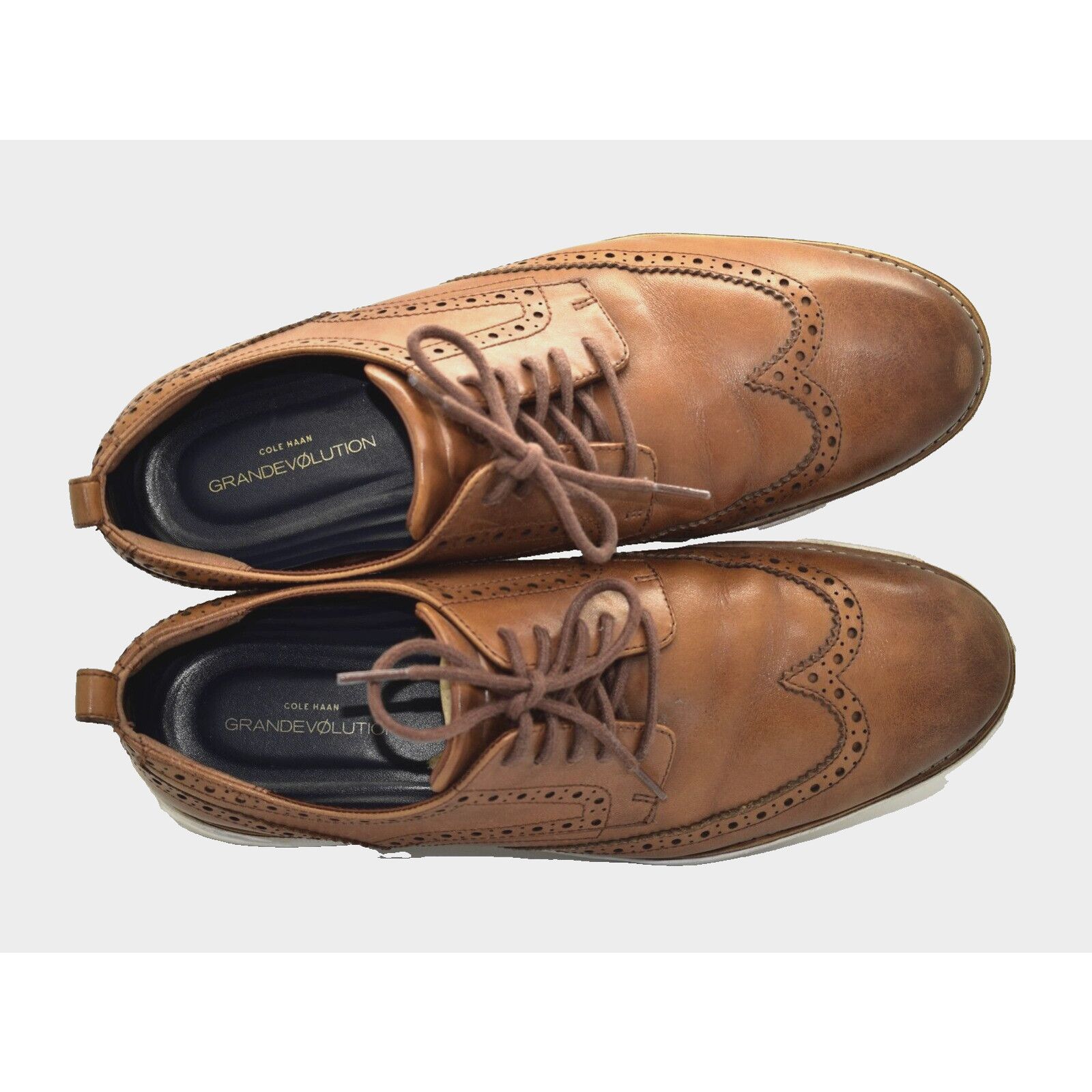 Cole Haan COLE HAAN GRAND EVOLUTION Leather Wingtip Shoes C26930 Sz 11 Size US 11 / EU 44 - 3 Thumbnail