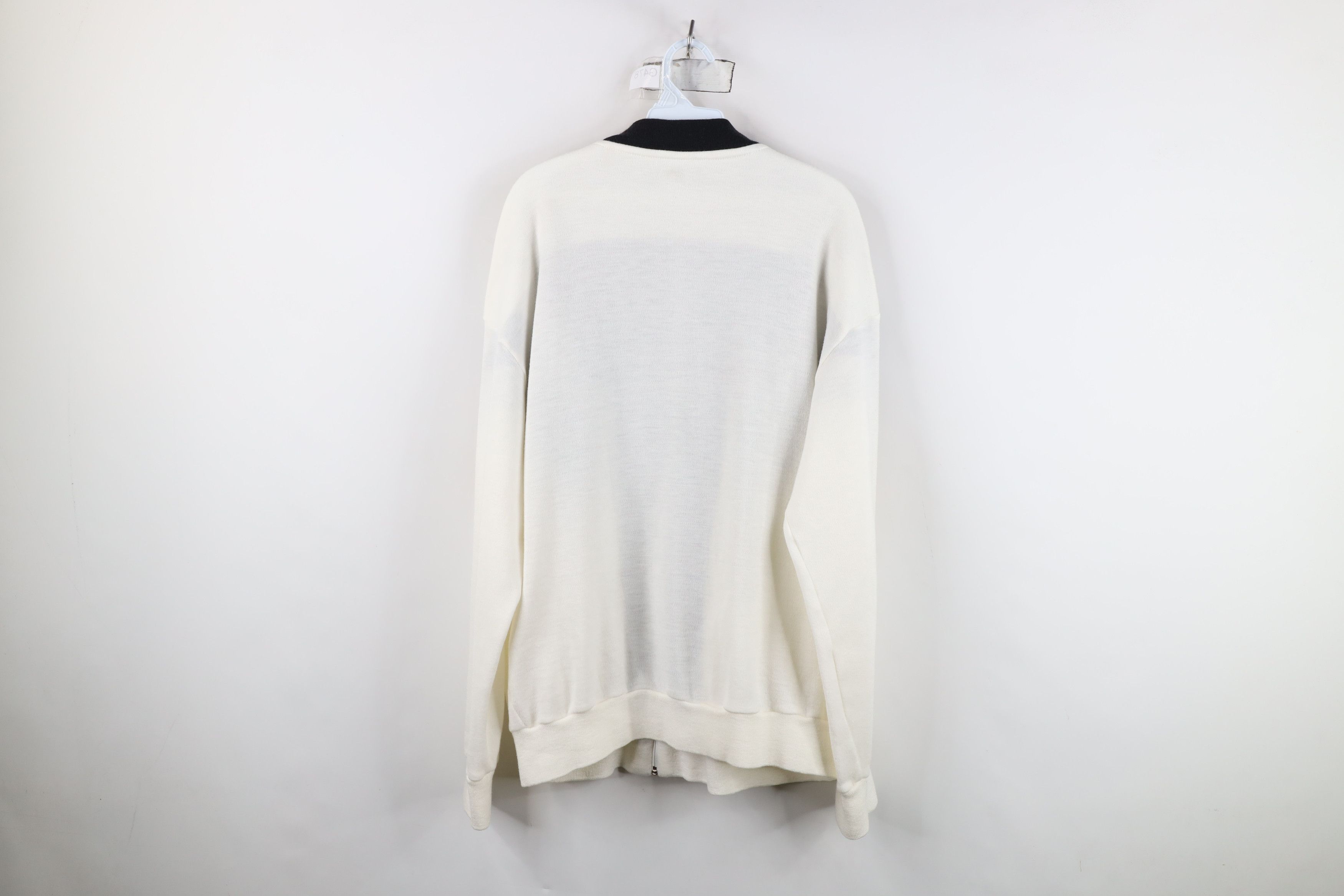 Vintage Vintage 70s 80s Streetwear Triple Knit Tennis Track Jacket Size US XL / EU 56 / 4 - 12 Thumbnail