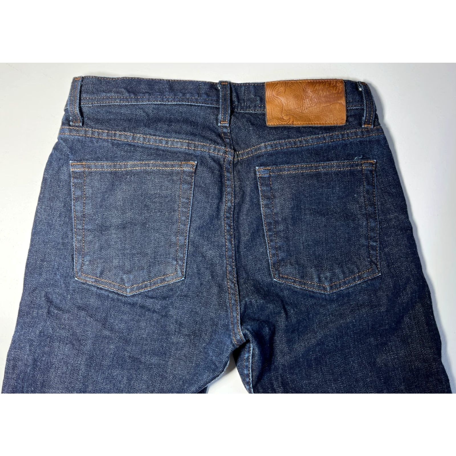 Vintage Naked & Famous Denim Weird Guy Stretch Selvedge Jeans Men’s 30x33 Blue Denim Slim Straight 5-Pocket City USA Vintage/Classic – Mens Size US 30 / EU 46 - 7 Thumbnail