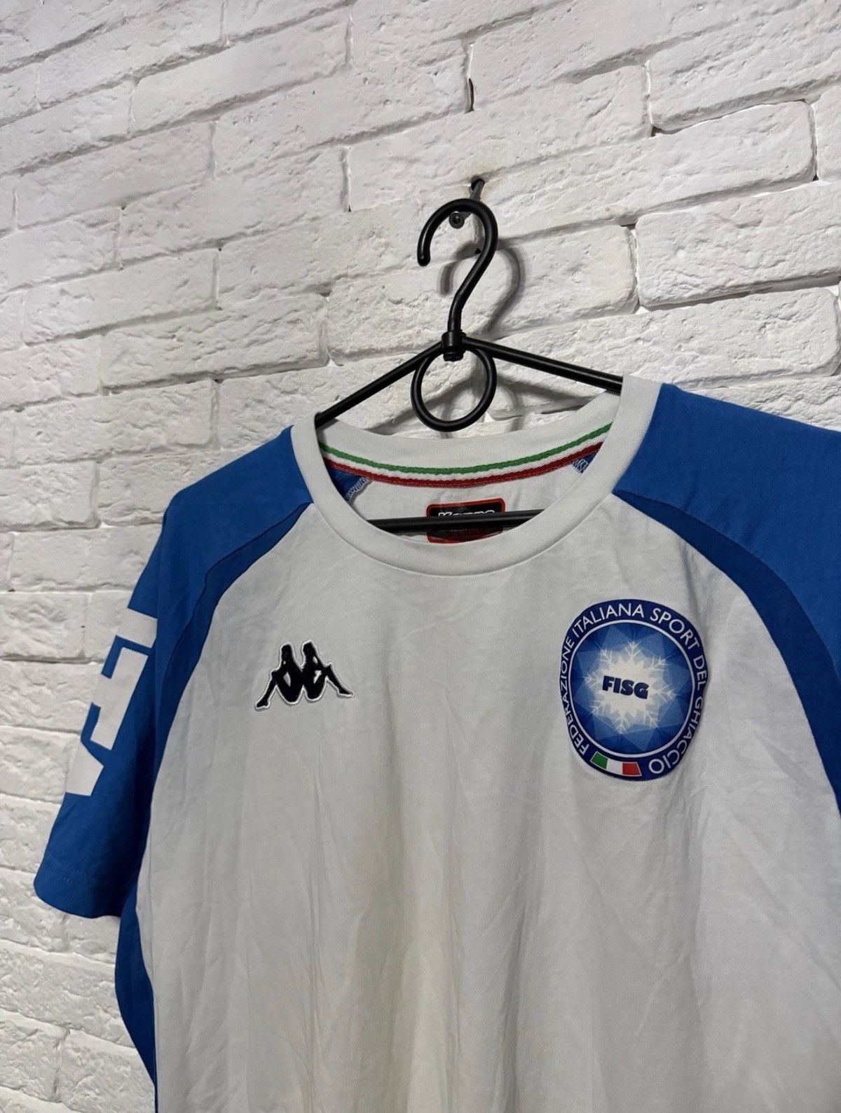 Kappa Kappa Italy Winter Sport Federation T-Shirt FISG Tee Jersey Size US XL / EU 56 / 4 - 2 Thumbnail