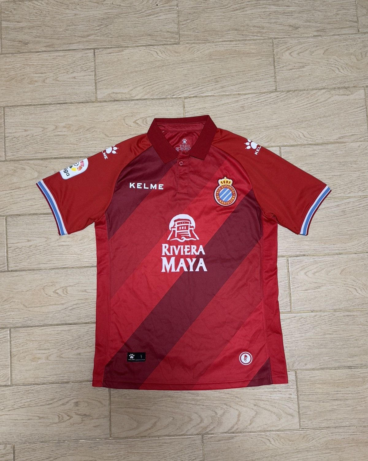 Vintage Vintage Kelme Barcelona Rivera Maya distressed jersey soccer Size US M / EU 48-50 / 2 - 3 Thumbnail