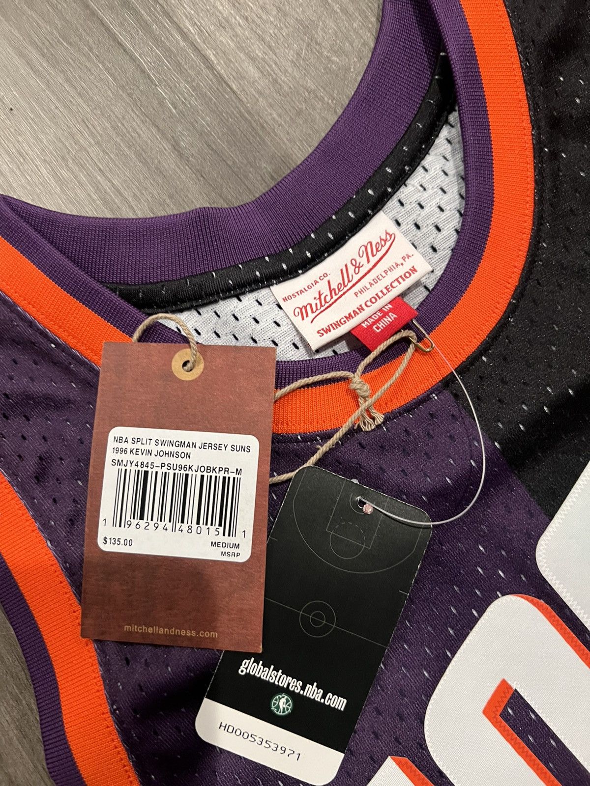 Mitchell & Ness Size M Kevin Johnson Suns Mitchell & Ness Hardwood Classics Size US M / EU 48-50 / 2 - 5 Thumbnail