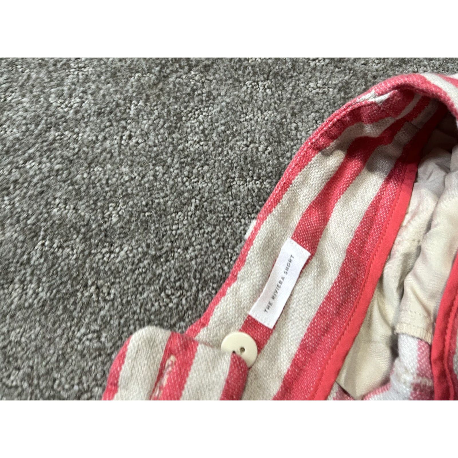 Loft LOFT Riviera Short Striped Linen Blend Shorts Size 2 Multicolor Adult Regular Mid Rise Chino 4in Inseam Mens Womens Girls Boys? Size 26" / US 2 / IT 38 - 4 Thumbnail