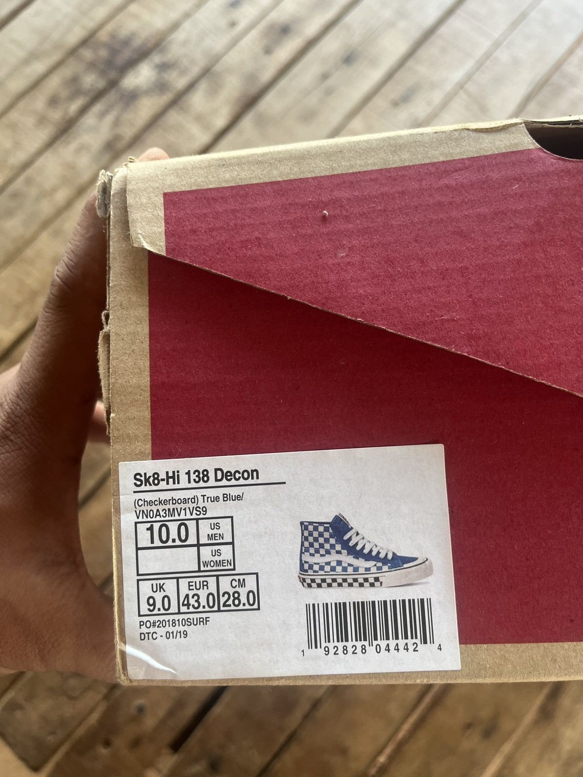 Vans Vans Sk8-Hi 138 Decon Japan Limited Checkerboard Size US 10 / EU 43 - 10 Thumbnail
