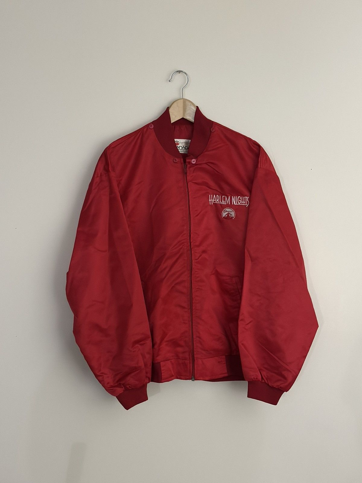 Vintage Vintage 80s Harlem Nights Paramount Satin Promo Jacket Size US L / EU 52-54 / 3 - 1 Thumbnail