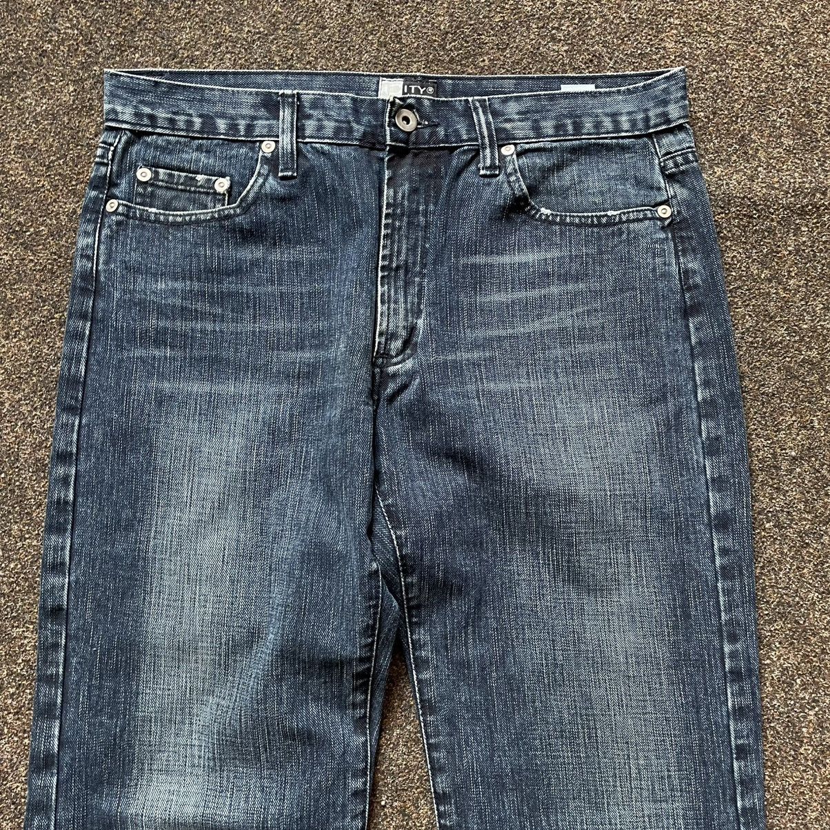 Vintage Vintage Y2K Baggy Faded Jeans Grunge Skate Distressed 35 Size 35" - 5 Thumbnail