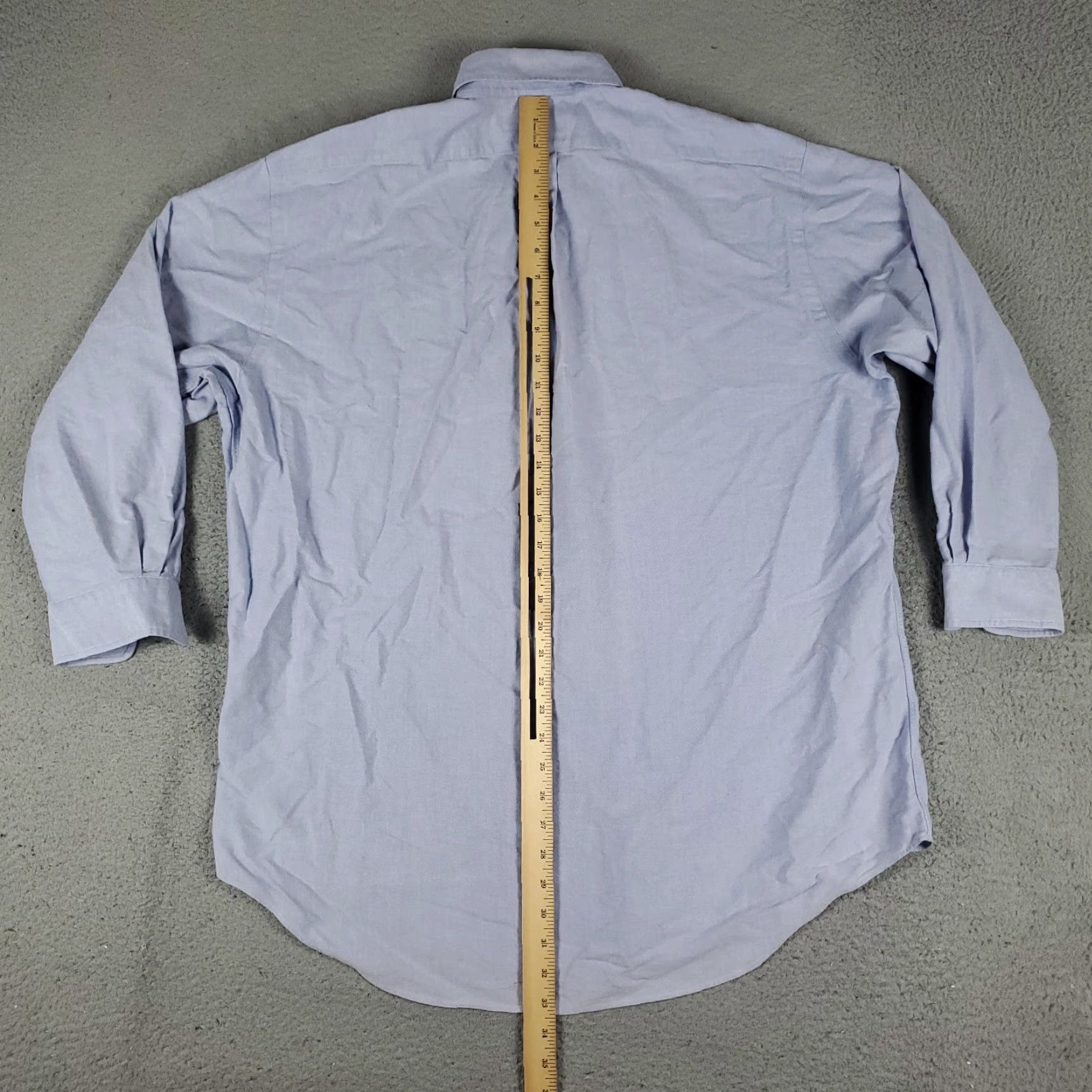Ralph Lauren Ralph Lauren Dress Shirt Mens Size 16.5 Blue Long Sleeve Button-Up Classic American Size 42R - 6 Thumbnail