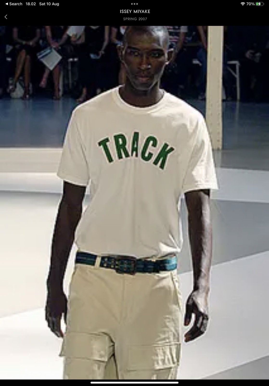 Issey Miyake Issey SS 07 Track Tshirt Size US XL / EU 56 / 4 - 1 Thumbnail