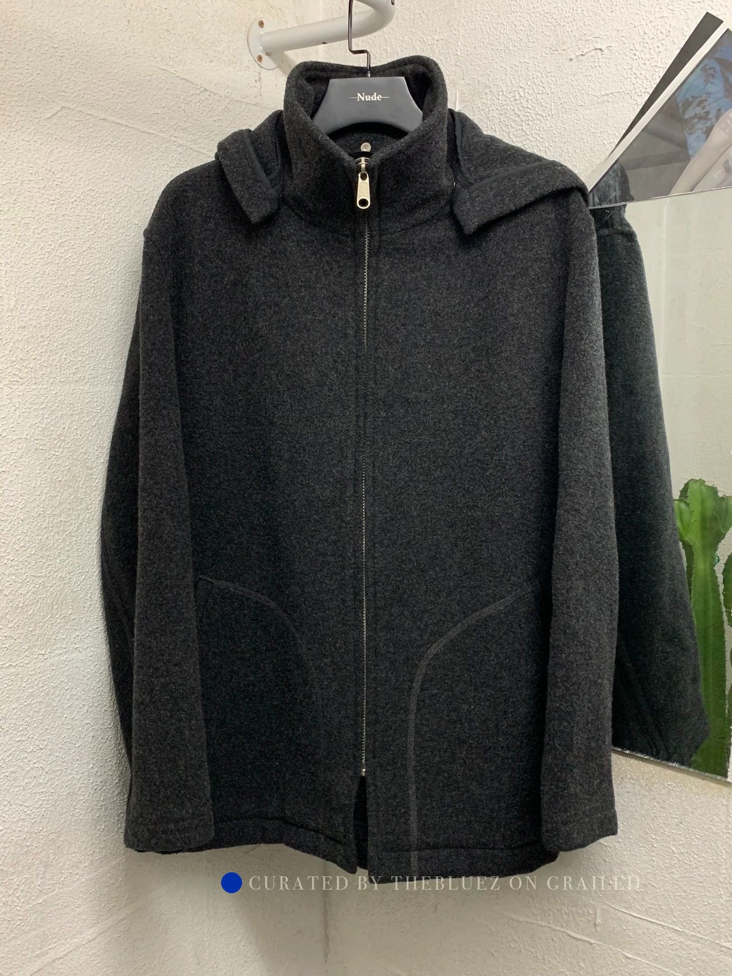 Yohji Yamamoto Lightweight Black Jacket with Detachable Hood Size US M / EU 48-50 / 2 - 1 Thumbnail
