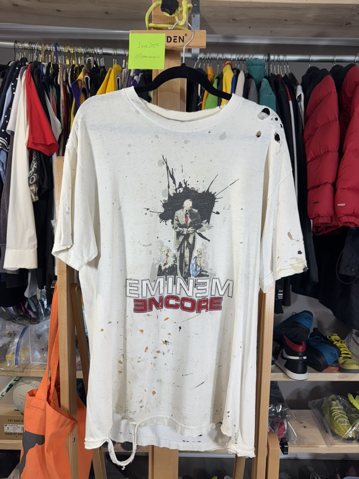 Eminem CURATED DISTRESSED VINTAGE + unreal rare + Size US M / EU 48-50 / 2 - 2 Thumbnail
