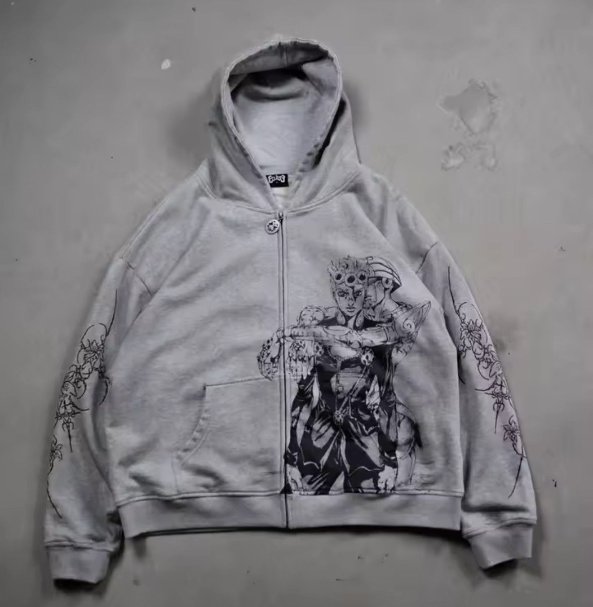 Other High Street Fashion Punk Y2K Jojo Bizarre Adventure Hoodies Size US M / EU 48-50 / 2 - 1 Thumbnail