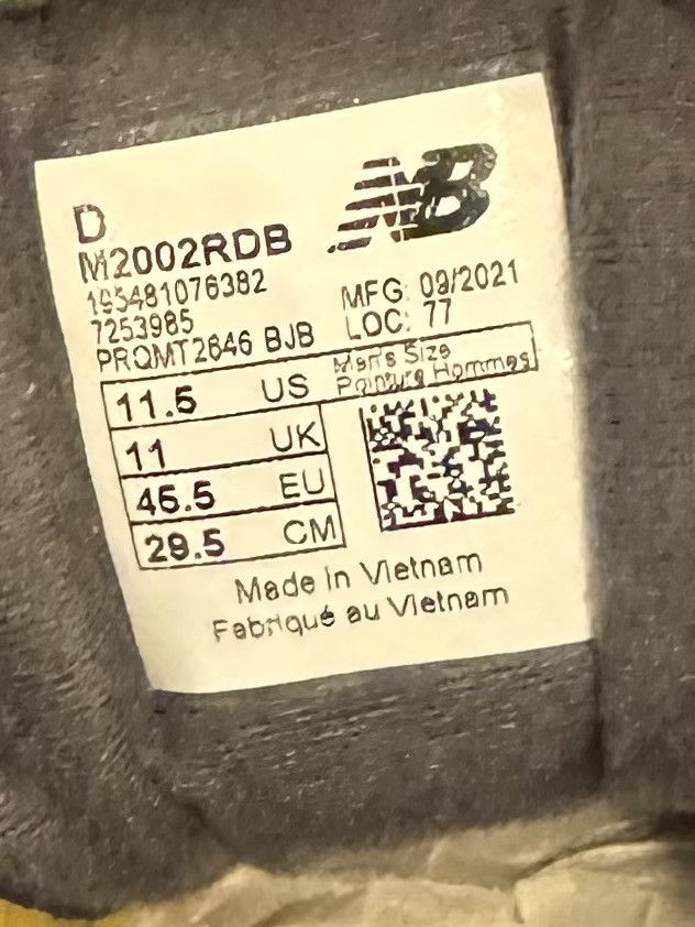 New Balance New Balance 2002R PHANTOM Size US 11.5 / EU 44-45 - 7 Thumbnail