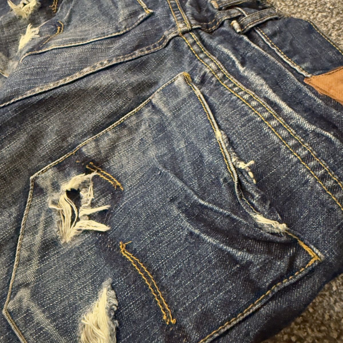 Dsquared2 🔥 Thrashed Dsquared Distressed Y2K Grunge Punk Denim Size US 30 / EU 46 - 10 Thumbnail