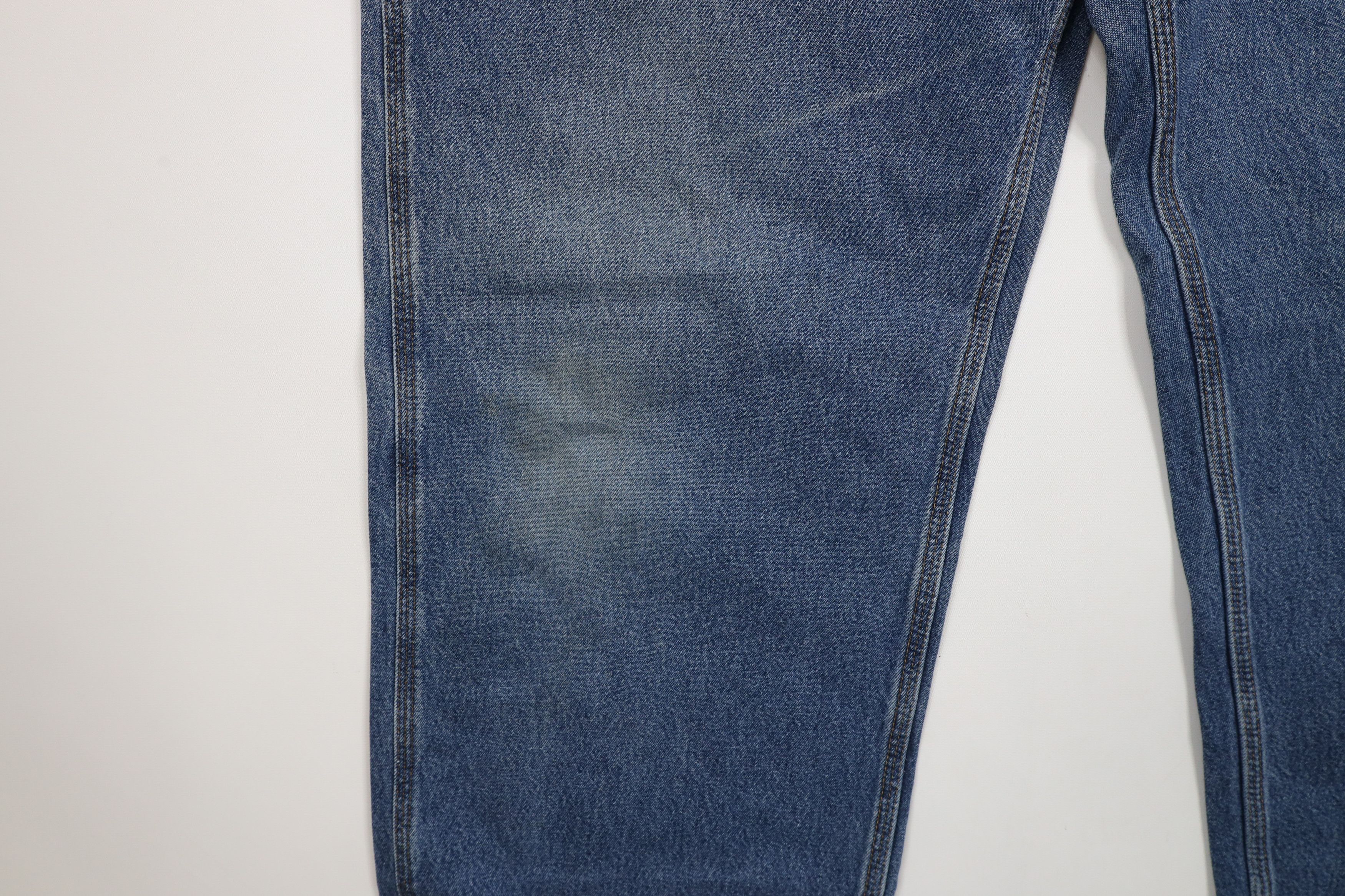 Carhartt × Vintage Vintage Carhartt Spell Wide Leg Dungaree Denim Jeans Blue Size US 38 / EU 54 - 6 Thumbnail