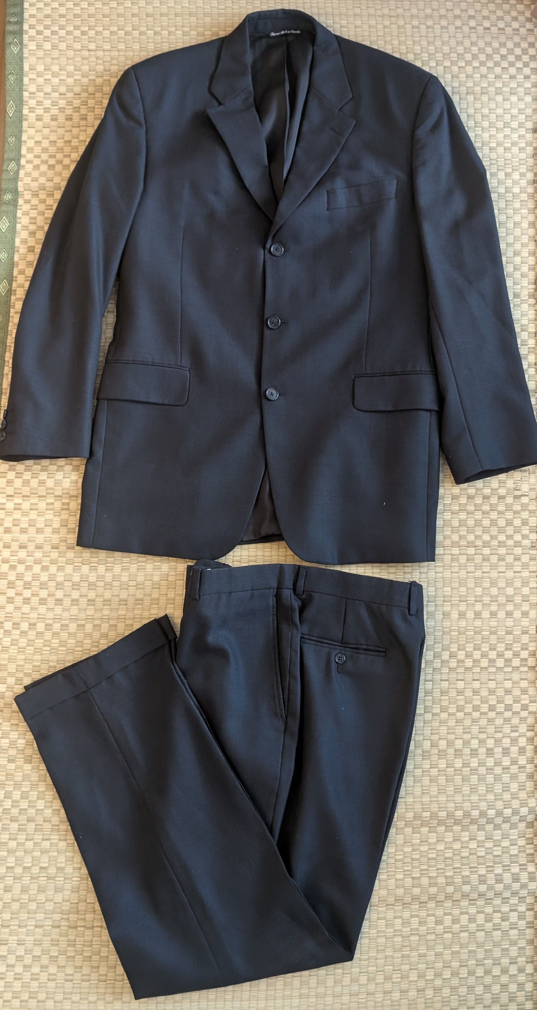Barneys New York Barney's New York Dean Wool Suit 42R Jacket 33 x 30.5 Size 42R - 1 Thumbnail