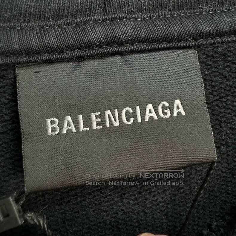 Balenciaga Balenciaga Grain Alphabet Hoodie Size US XS / EU 42 / 0 - 5 Thumbnail