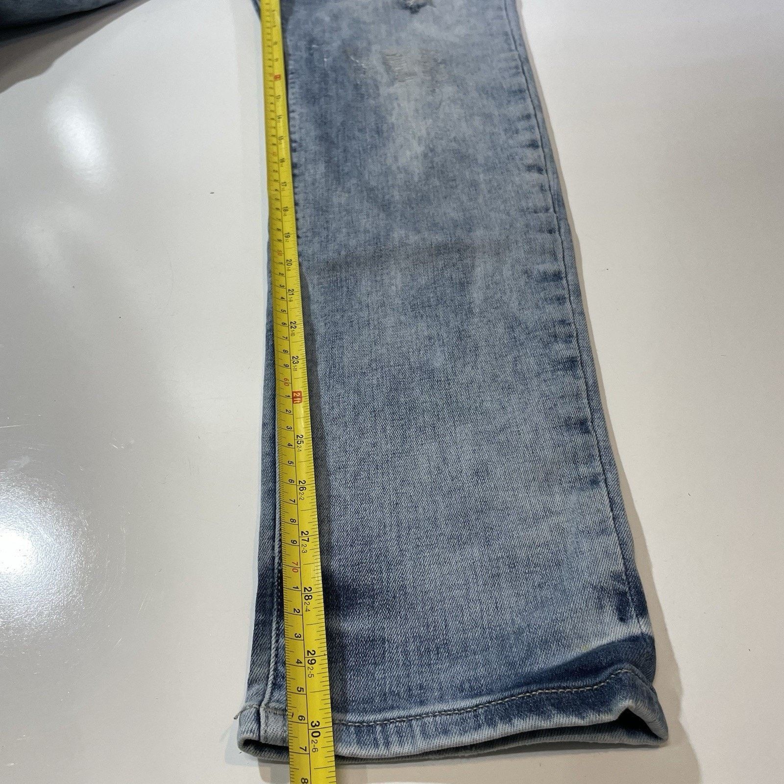 Diesel Diesel Jeans Men’s Blue Denim Sleenker Skinny *Flawed 33x30 Size US 33 - 7 Thumbnail