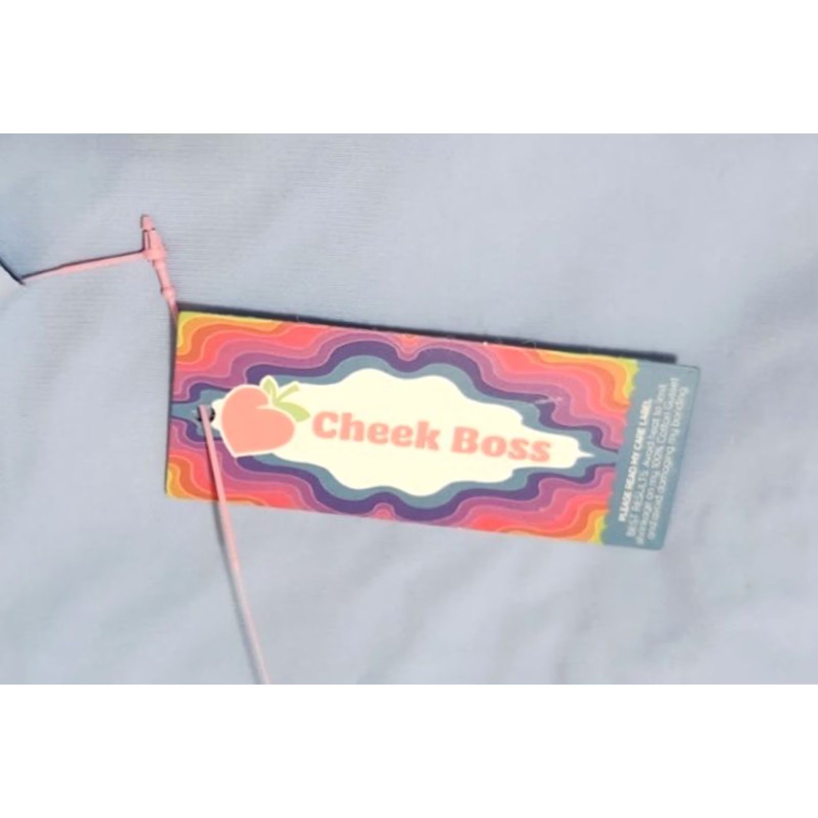 Vintage Cheek Boss Panty Womens L High Waist Cheeky Underwear Solid Blue Panties Size 36" / US 14 / IT 50 - 4 Thumbnail