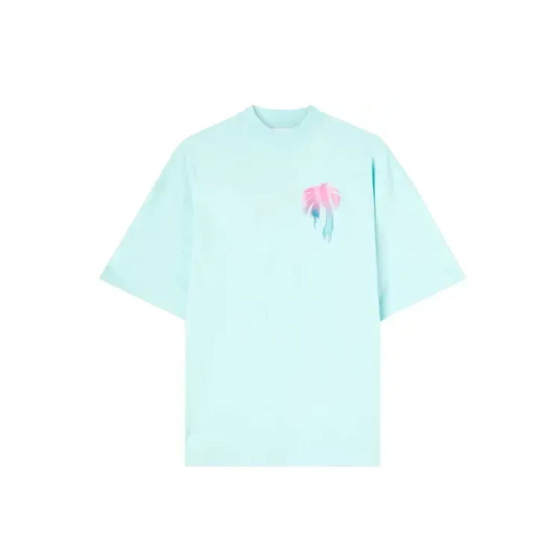 Palm Angels o1mle0425 I Love Pa Loose T-Shirt in Light Blue Size XS / US 0-2 / IT 36-38 - 1 Thumbnail
