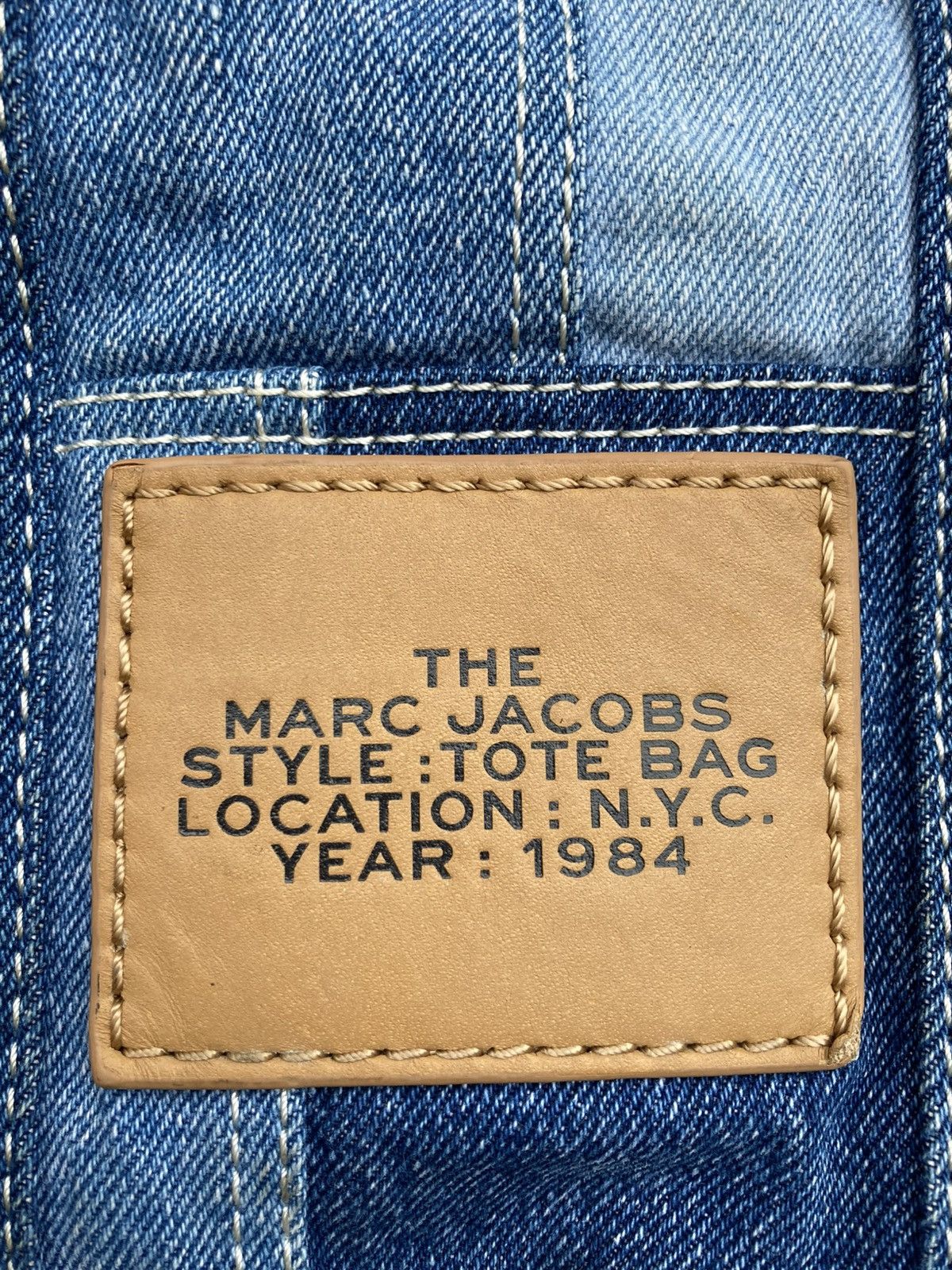Designer × Vintage The Tote Bag Denim Jeans Material Size ONE SIZE - 7 Thumbnail