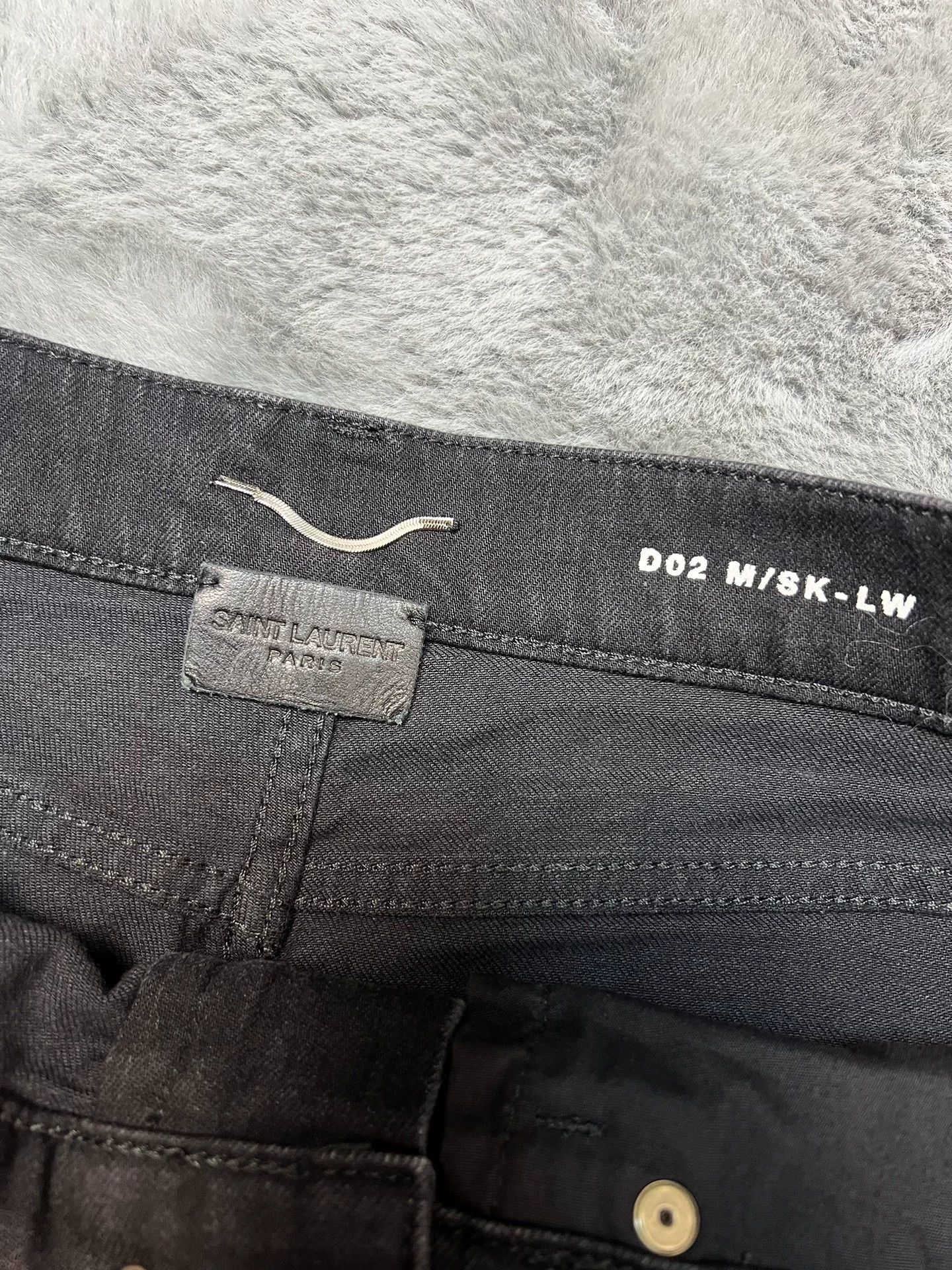 Saint Laurent Paris Authentic Saint Laurent jeans in smoke black Size 31" - 7 Thumbnail