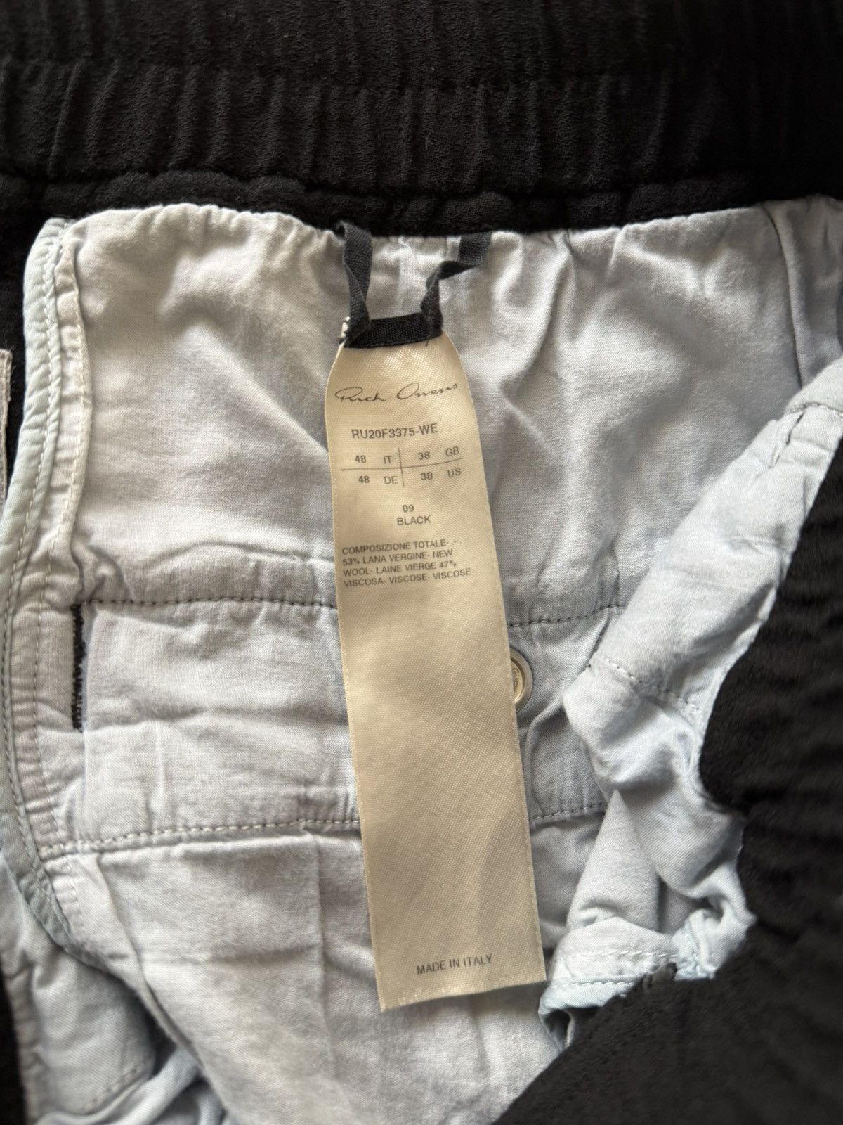 Rick Owens Rick Owens Wool Jogger Pants Size US 30 / EU 46 - 9 Thumbnail
