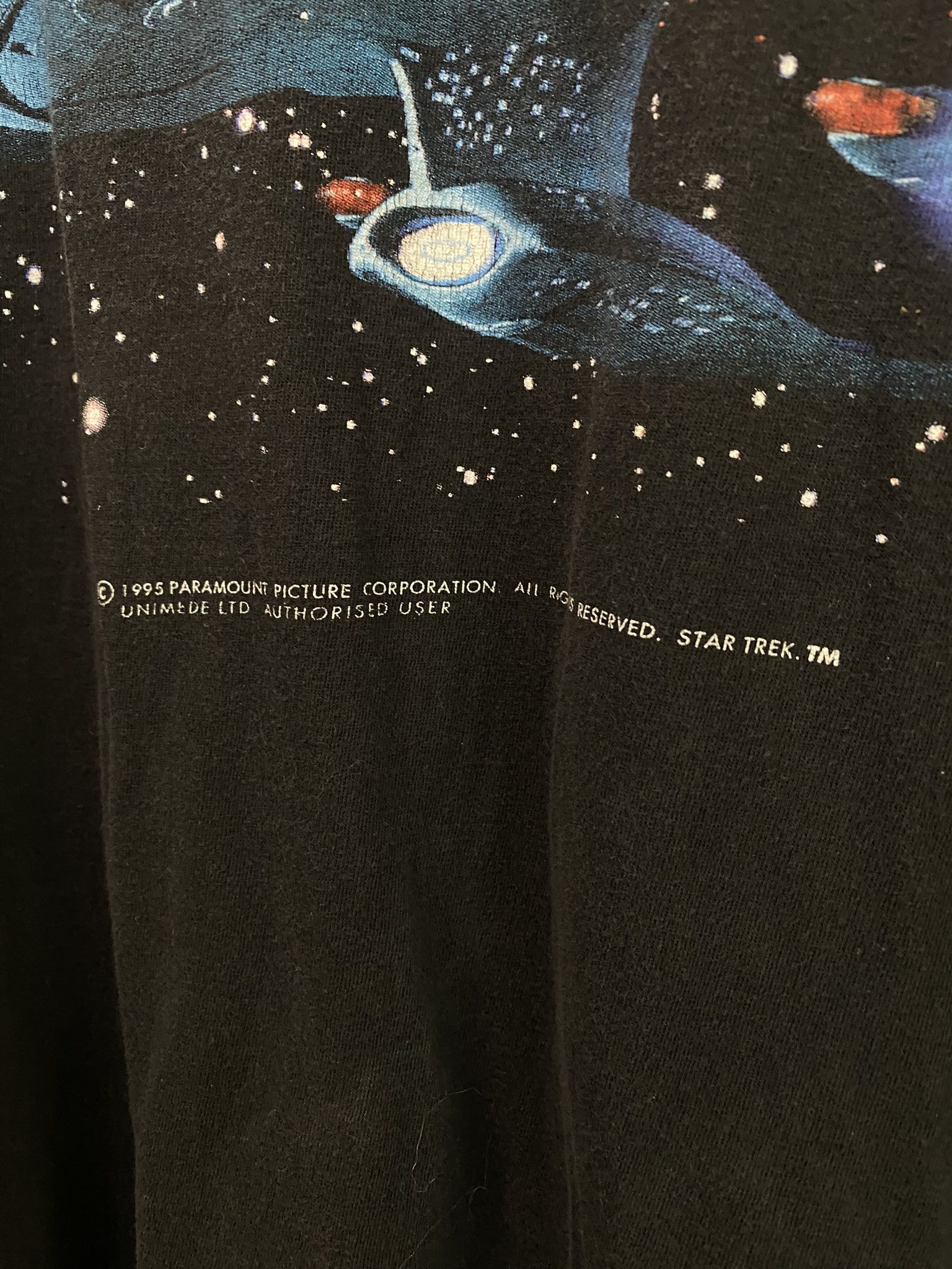 Band Tees × Vintage 1995 STAR TREK T-Shirt Retro 90's TV Show Movie Size US XL / EU 56 / 4 - 2 Thumbnail