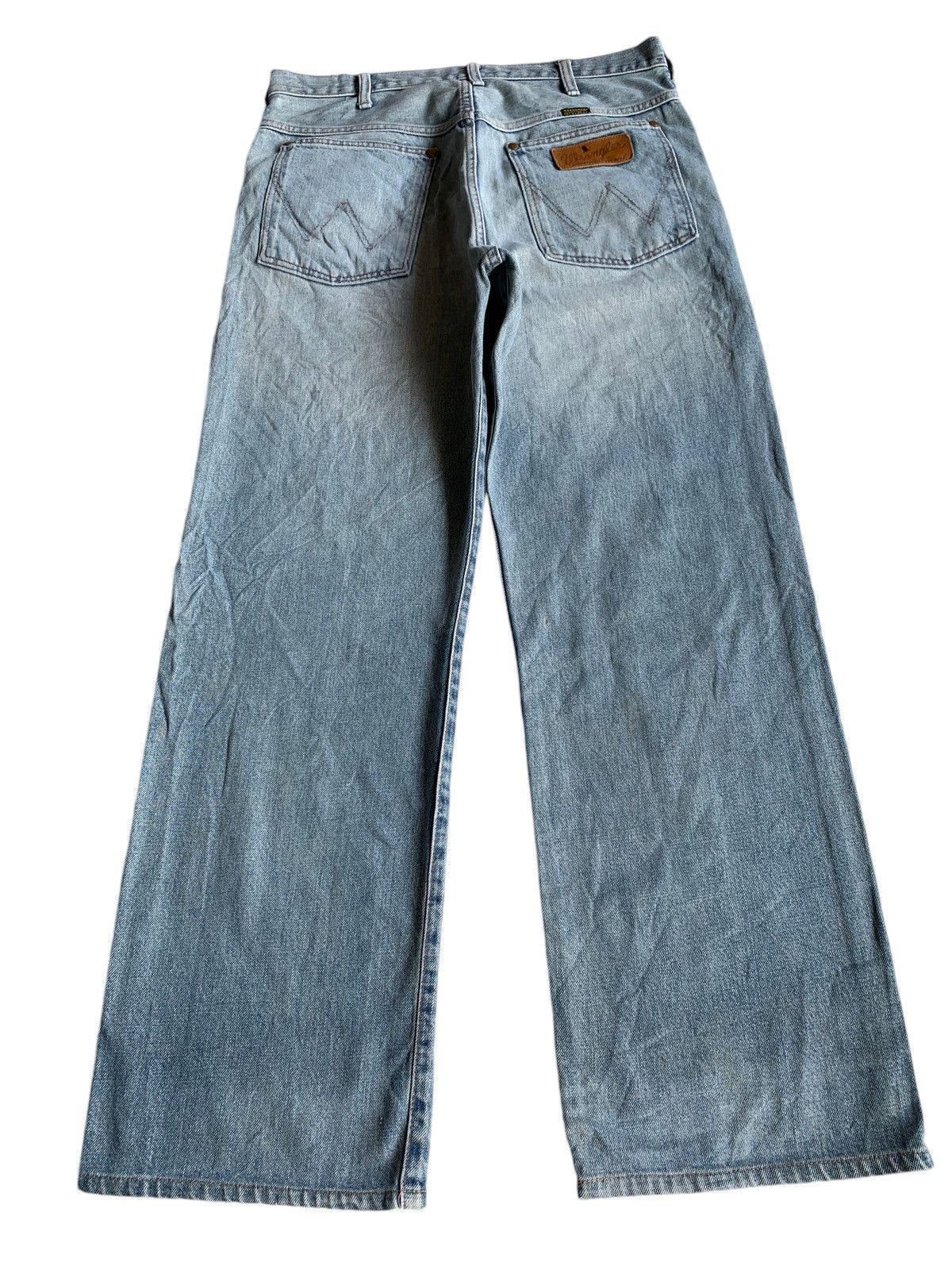 Wrangler VINTAGE WRANGLER SELVEDGE BAGGY DISTRESSED DENIM Size US 33 - 3 Thumbnail